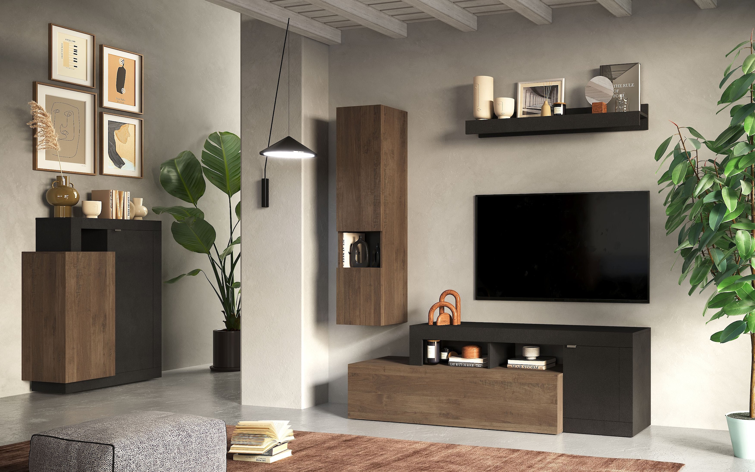 INOSIGN Highboard »Freedom«, Breite 87 cm mit 2 Türen, Höhe 142 cm (in verschiedenen Farben)