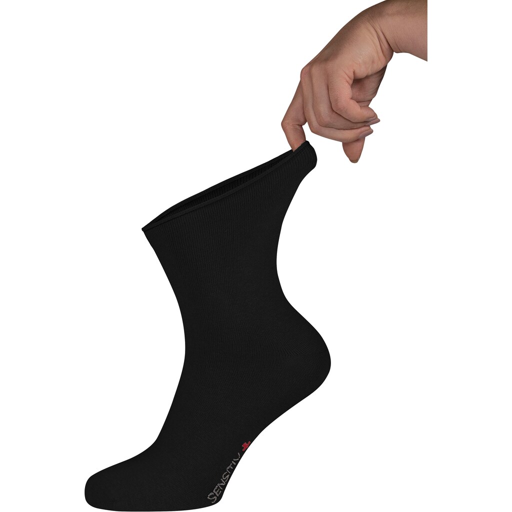 Fußgut Gesundheitssocken »Sensitiv Elegant Socken XXL«, (1 Paar)
