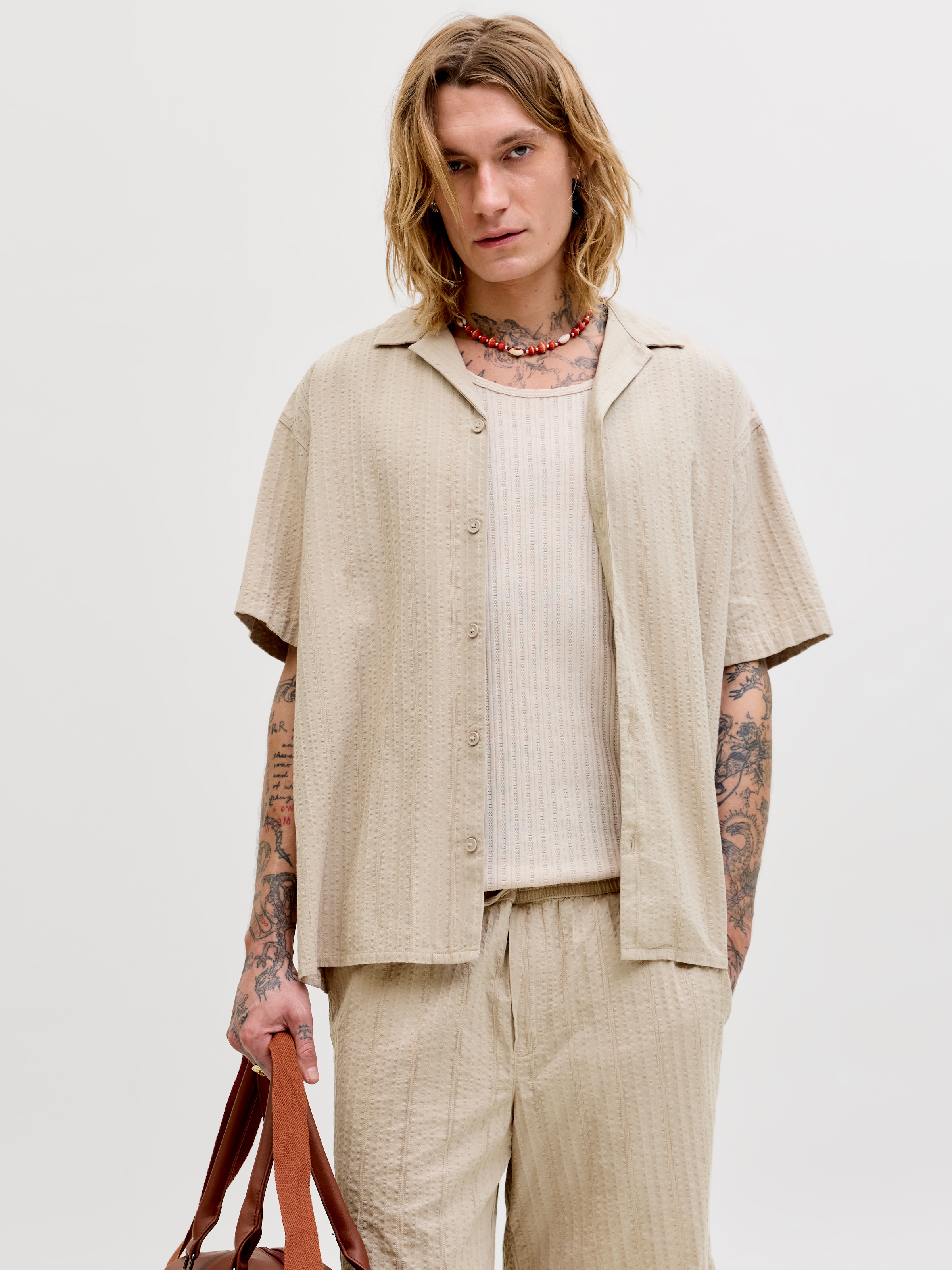Jack & Jones Kurzarmhemd »JJETYSON RESORT SHIRT SS SN« mit Resort-Kragen