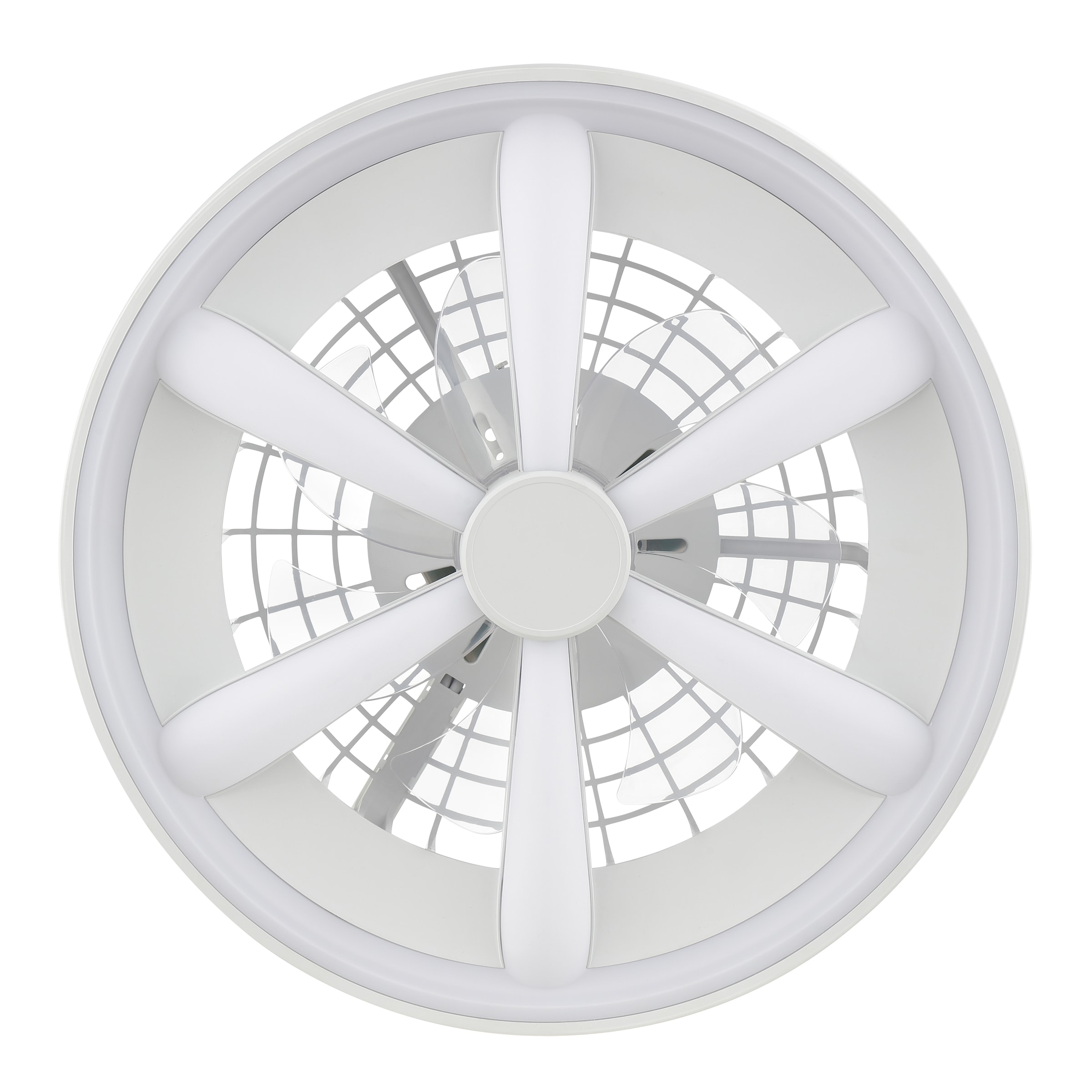 Hanseatic LED Deckenleuchte »DLV2205« LED-Modul 1 Stk. RGB | warmweiß - kaltweiß LED Ventilator, Ø 48 cm, 6400 lm, dimmbar, Fernbedienung