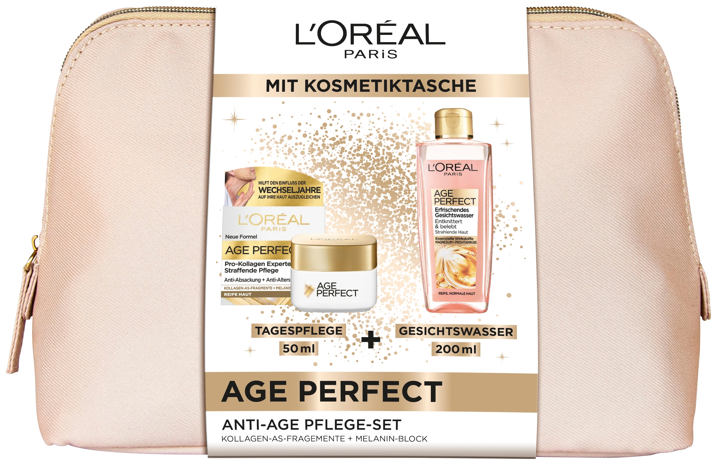 Gesichtspflege-Set »L'Oréal Paris Age Perfect Anti-Age Pflege-Set«, mit Collagen