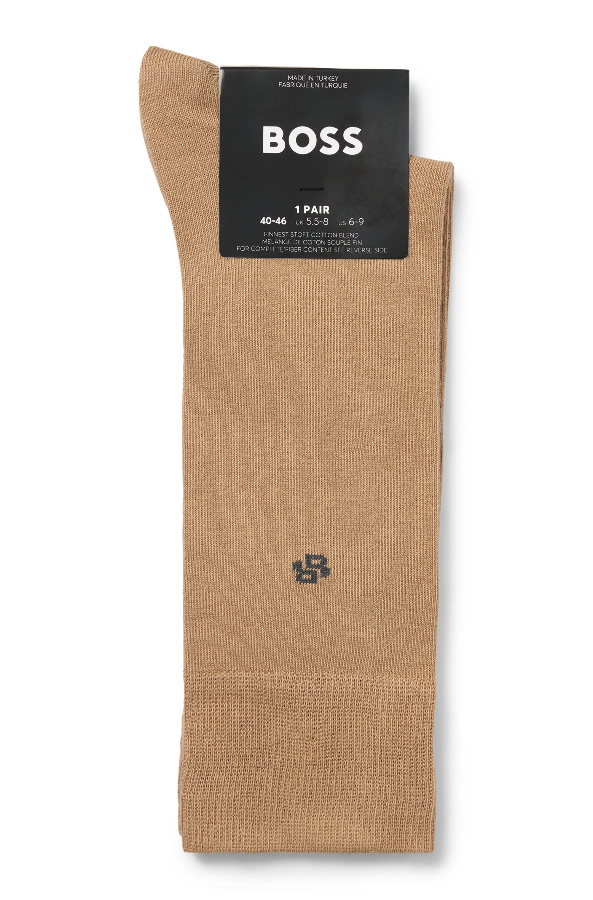 BOSS Businesssocken »3P Gift set CC«, (3 Paar), Logo- und Monogramm-Details