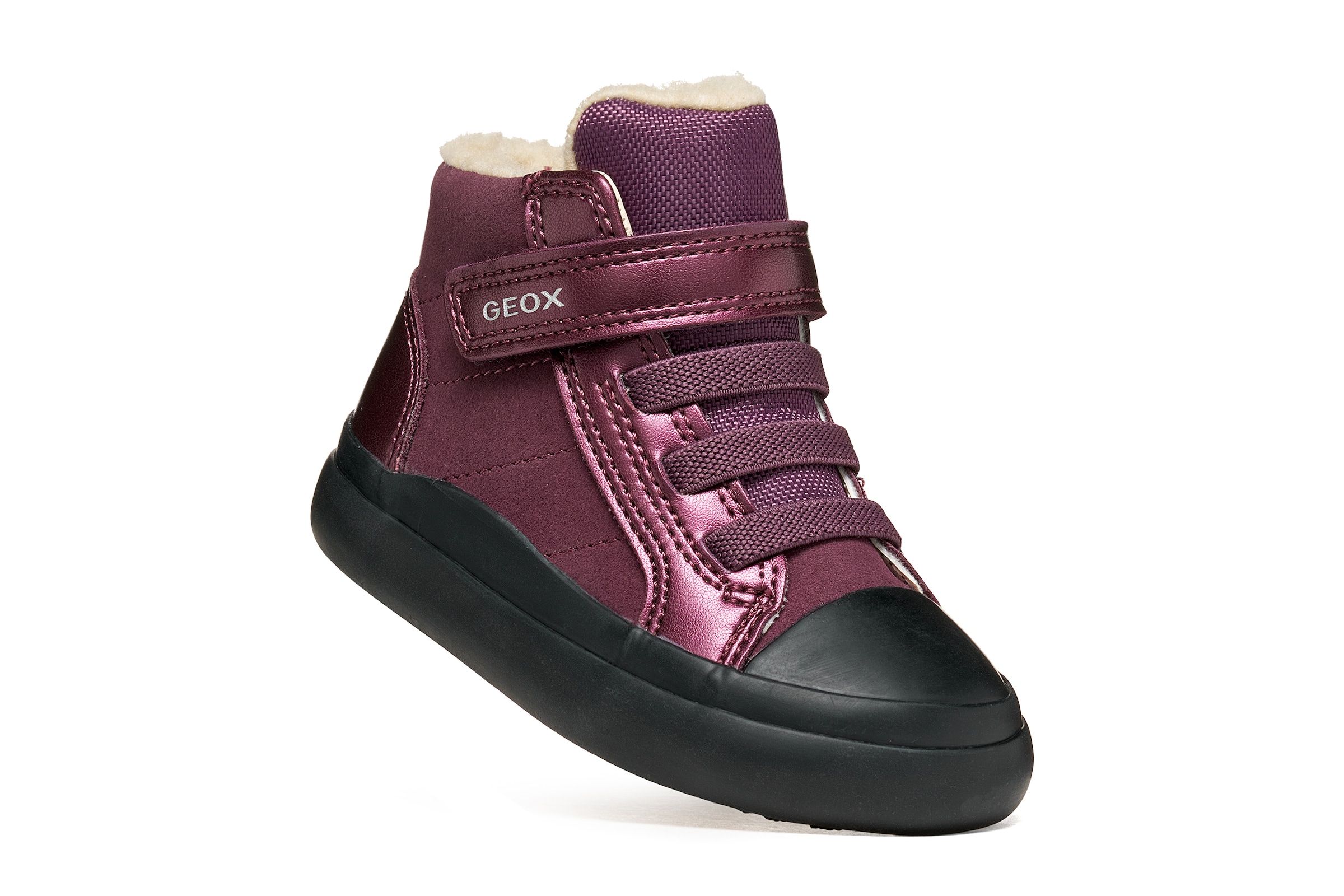Geox Lauflernschuh »B GISLI GIRL«  Winterboots mit Klettriemchen mit Größenschablone zum Download