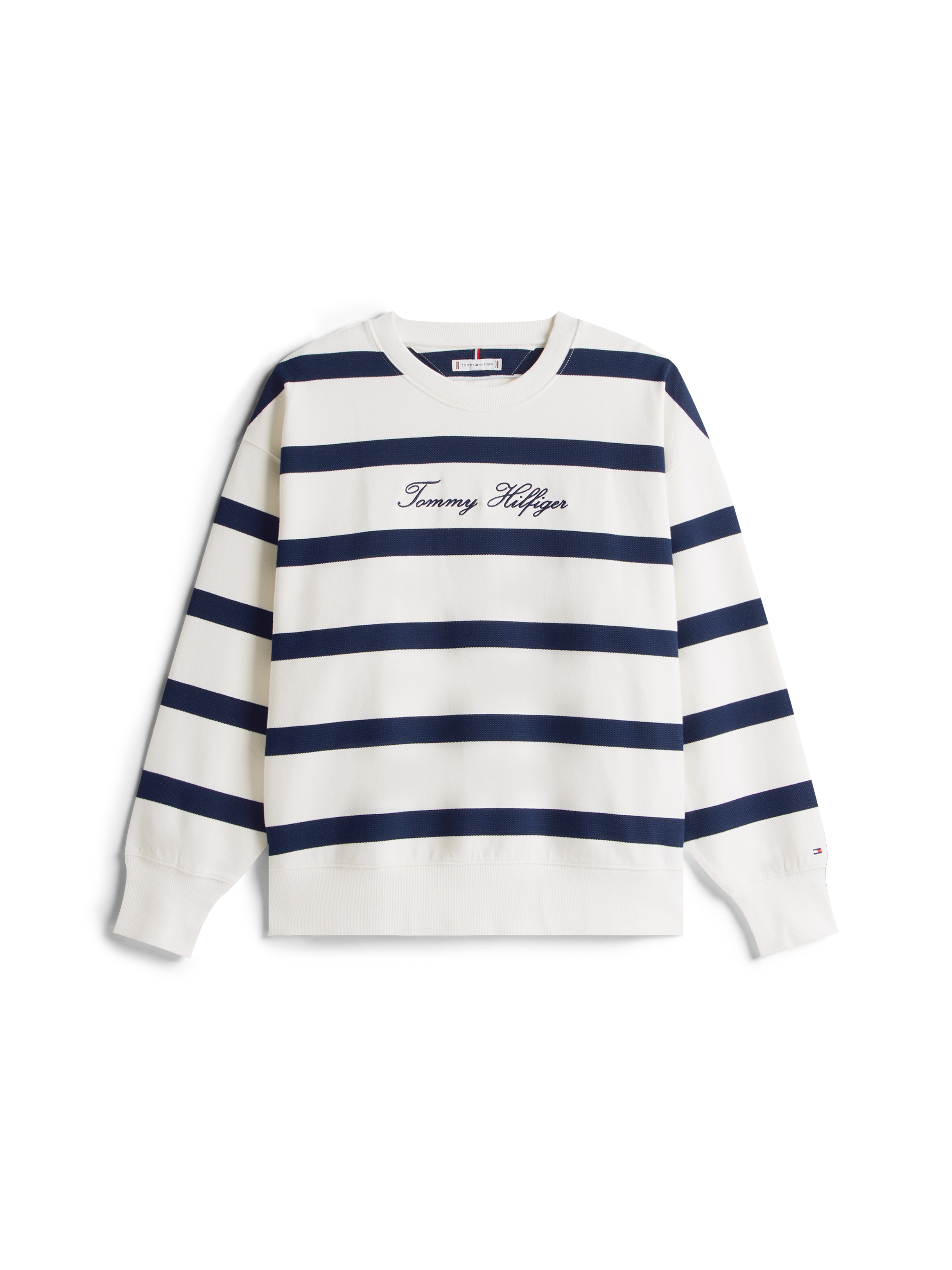 Tommy Hilfiger Curve Sweatshirt »CRV SCRIPT REG PIQUE SWTSHRT«