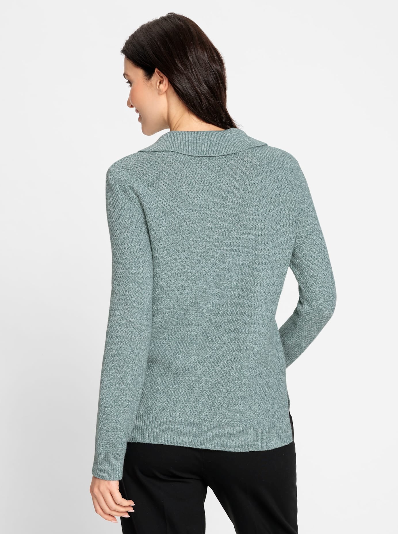 Inspirationen Strickpullover »Polopullover«