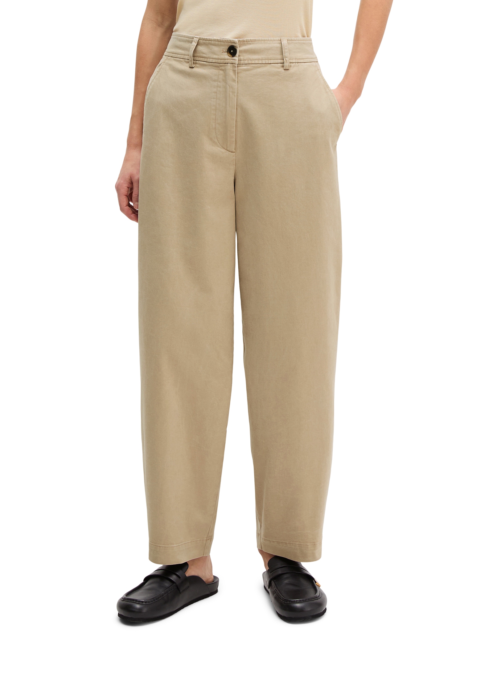 Marc O'Polo 7/8-Hose »MINU Barrel«  Model Minu barrel aus Organic Cotton-Twill, Barrel Fit