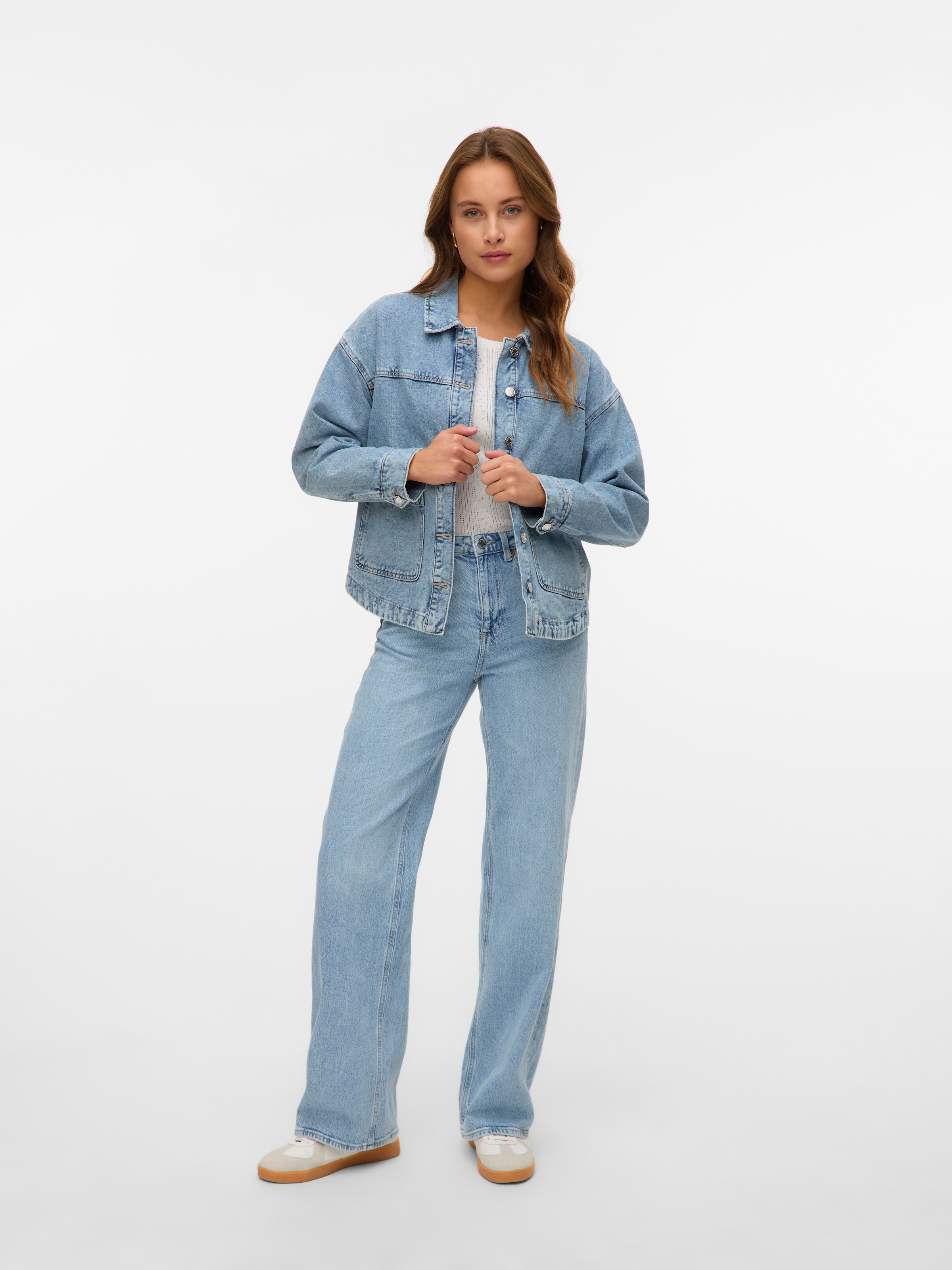 Vero Moda Jeansjacke »VMJAMIE LS DENIM SHACKET MIX NOOS«