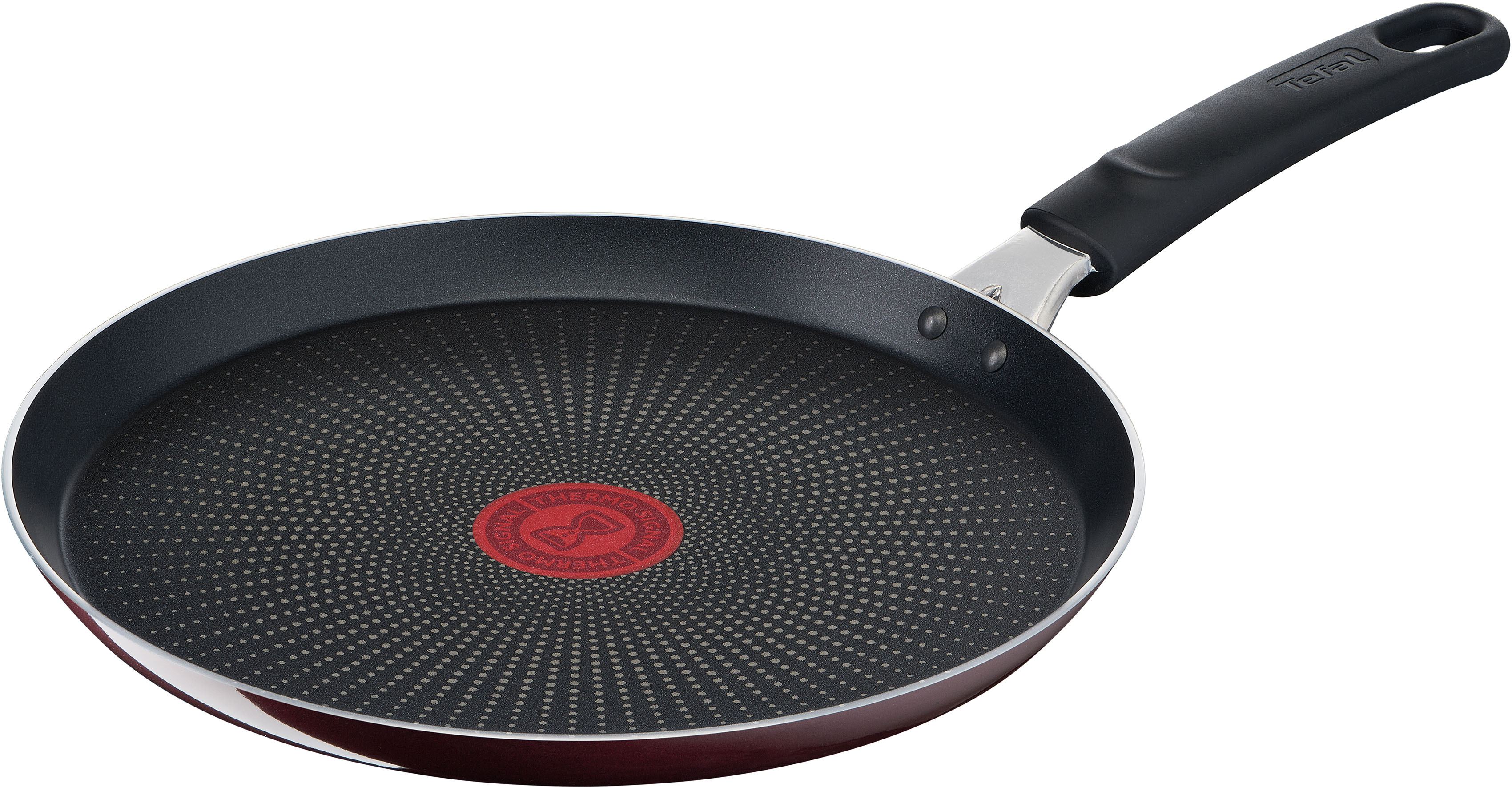 Tefal Crêpepfanne »D52210 Resist Intense«, Aluminium, (1 tlg.), sichere Antihaftbeschichtung, Thermo-Signal-Temperaturanzeiger, Ø 25 cm