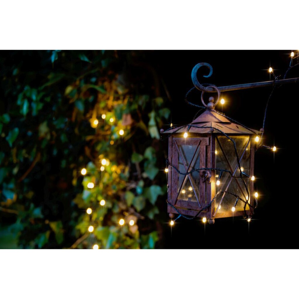 KONSTSMIDE LED-Lichterkette »Weihnachtsdeko aussen«, gefrostet, 120 warm weiße Dioden