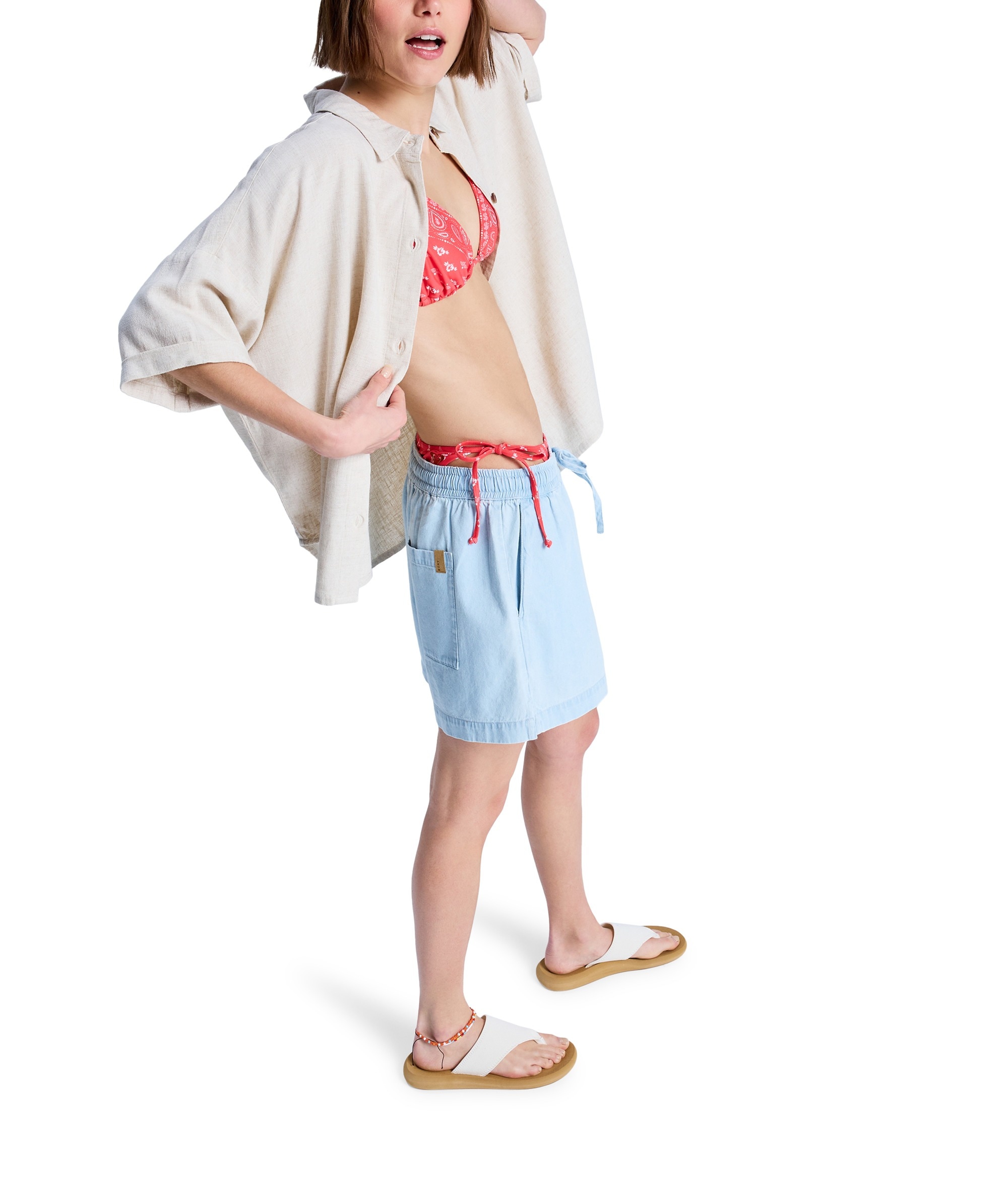 Roxy Shorts »LEKEITIO BREAK MID DENIM«  sportlich, bequemer Sitz