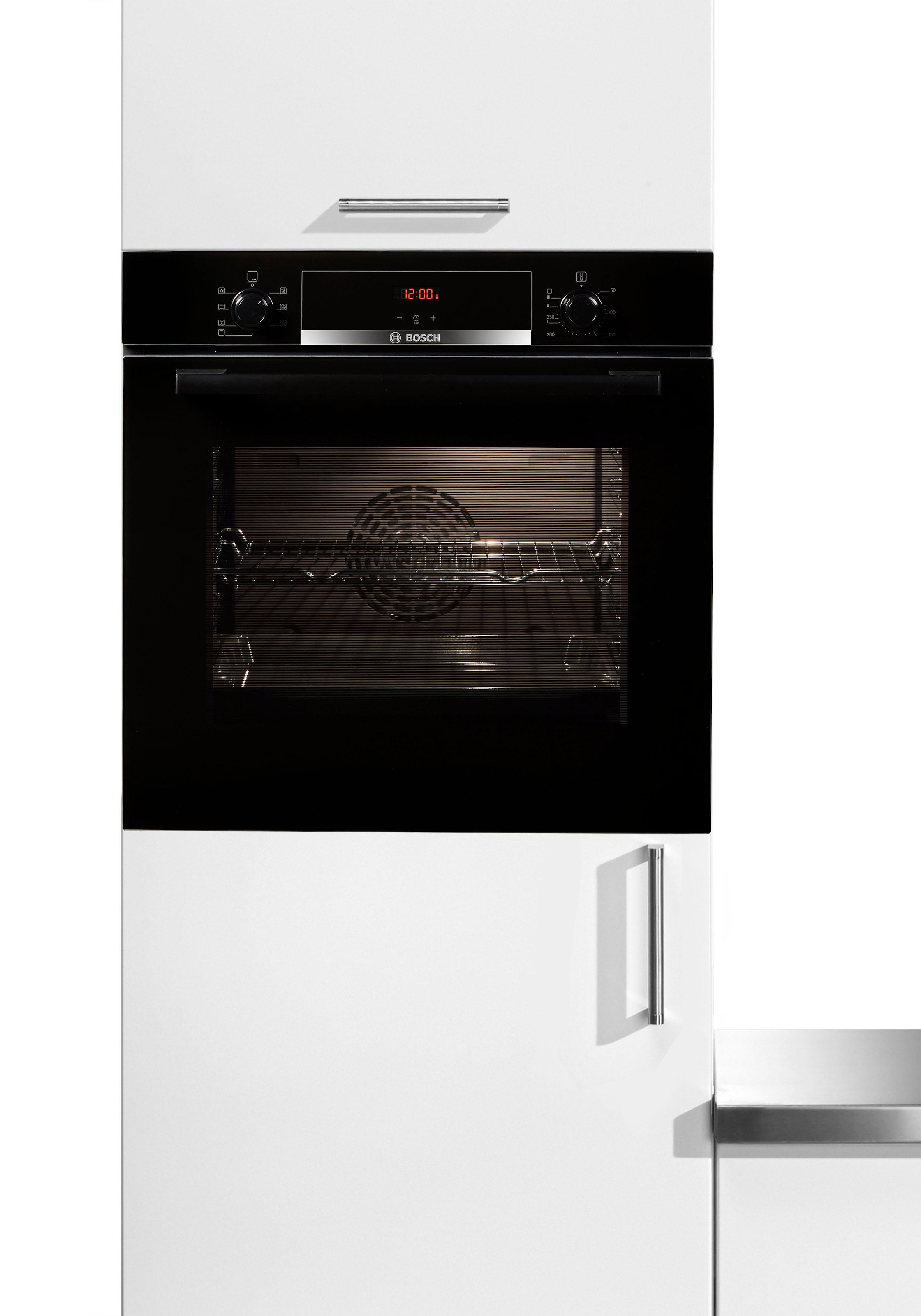 BOSCH Einbaubackofen 4 »HBA533BB1«, mit Teleskopauszug nachrüstbar, ecoClean Direct