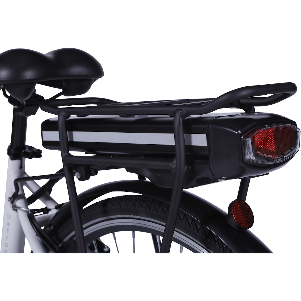 LLobe E-Bike »Metropolitan JOY weiß 10 Ah«, 3 Gang, Frontmotor 250 W