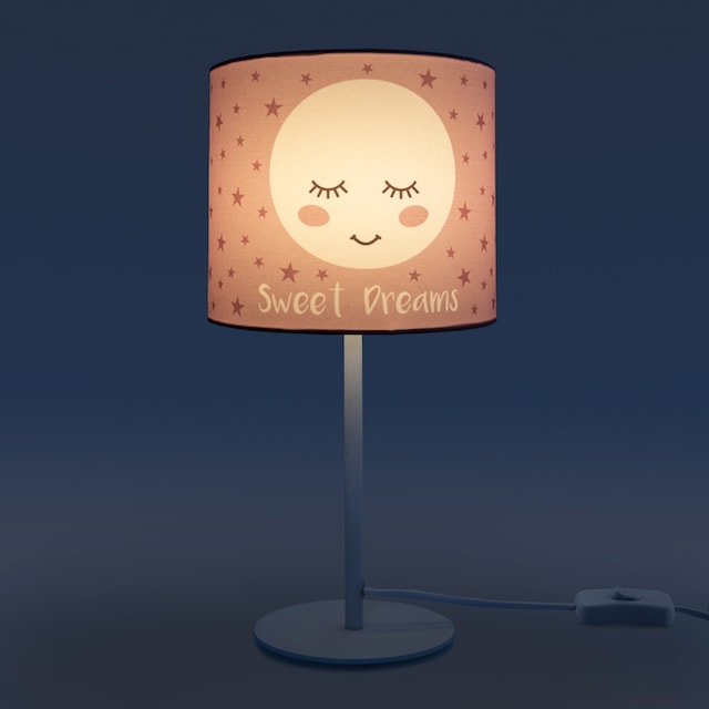 Paco Home Tischleuchte »Aleyna 103«, 1 flammig-flammig, Kinderlampe LED Kinderzimmer  Lampe mit Mond-Motiv, Tischleuchte E14 bestellen bei OTTO