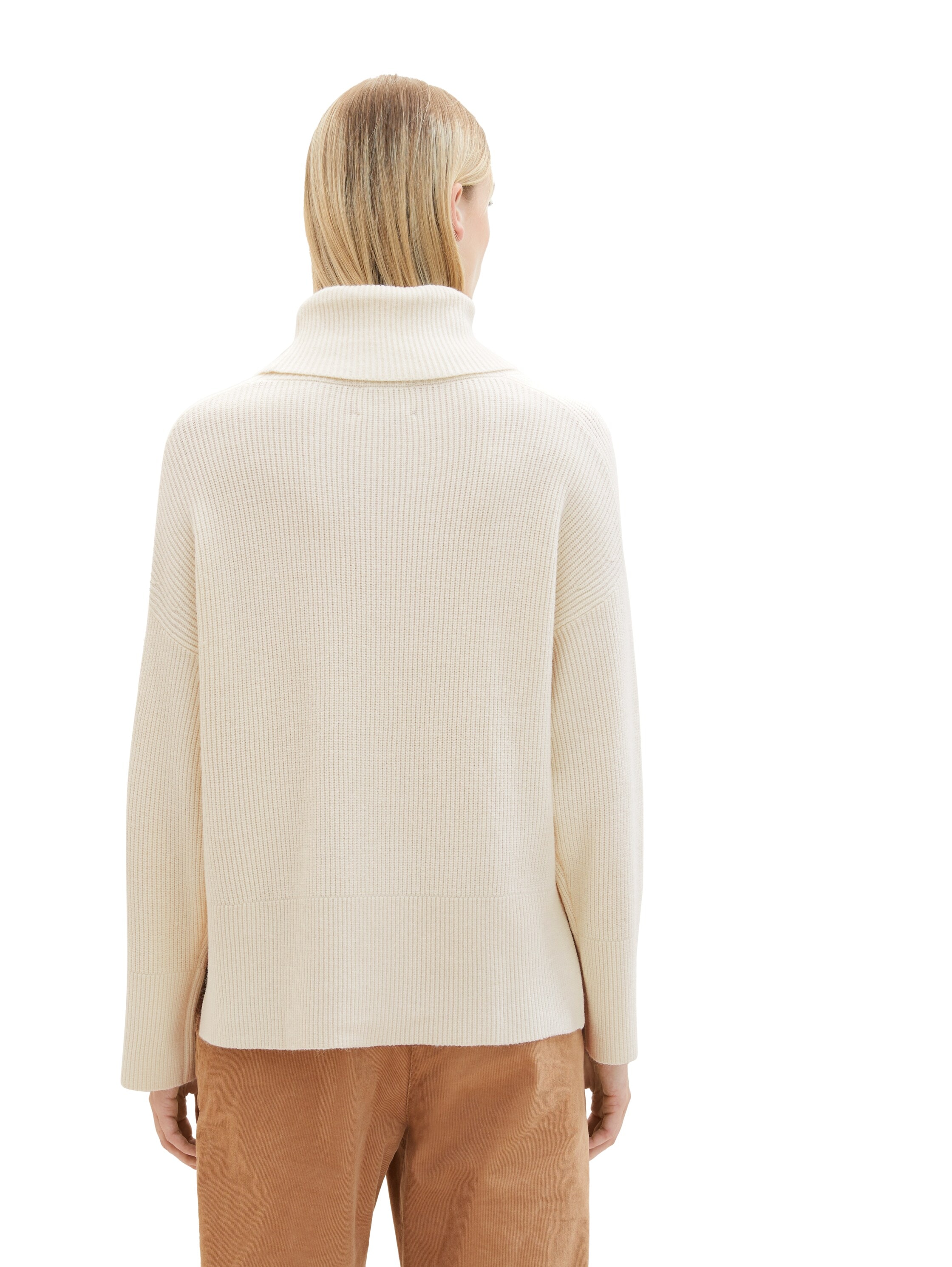 TOM TAILOR Strickpullover, mit Markenlabel