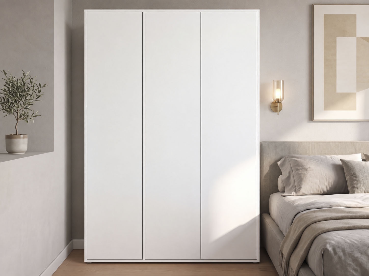 rauch Kleiderschrank »Drehtürenschrank Schrank Garderobe Wäscheschrank NABILA viel Stauraum« in 3 verschiedenen Ausstattungen BASIC/CLASSIC/PREMIUM,  in 2 Breiten mit Push-to-Open Funktion TOPSELLER MADE IN GERMANY