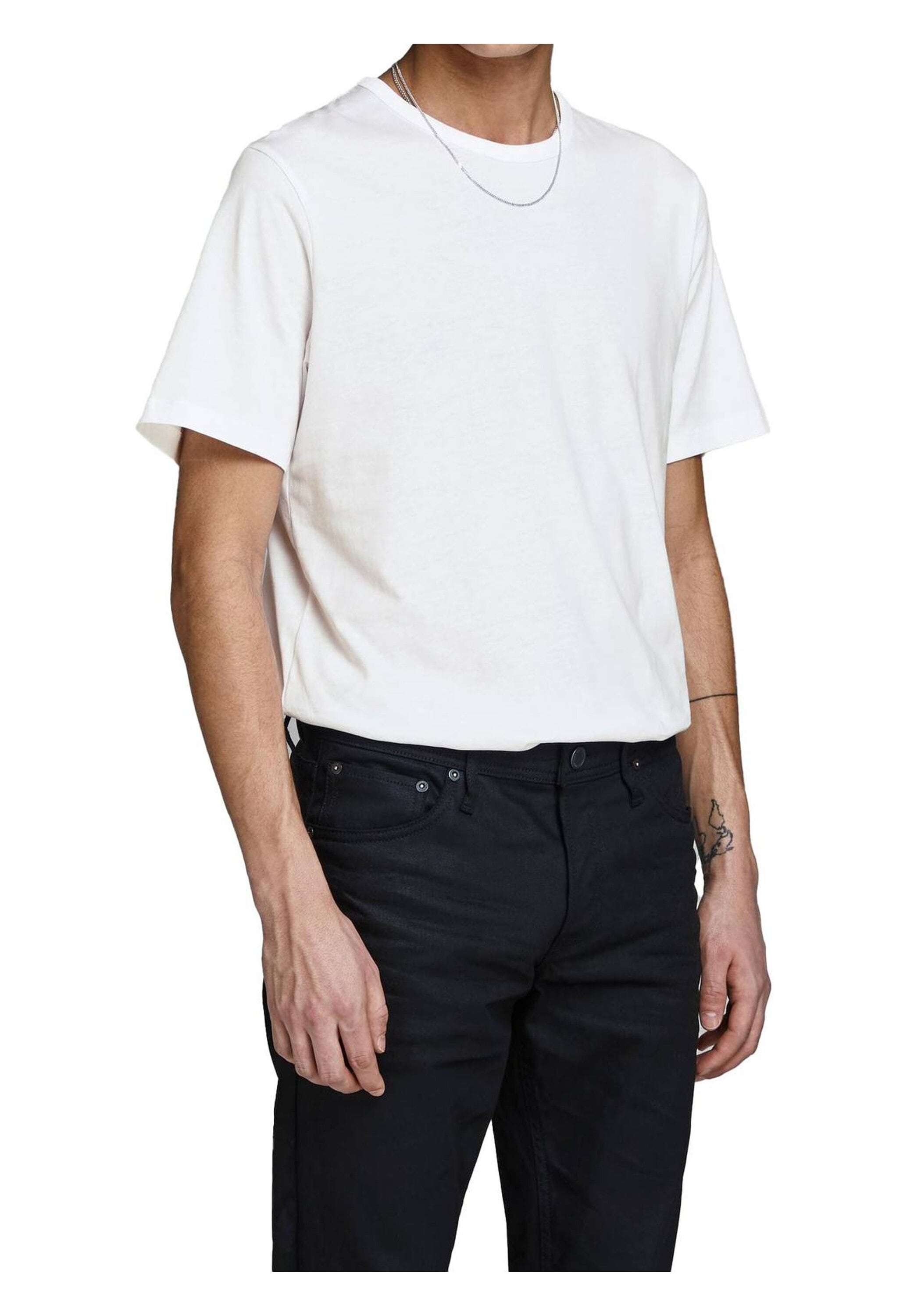Jack & Jones T-Shirt »T-Shirt JACBASIC CREW NECK TEE 2PK 4er Pack«