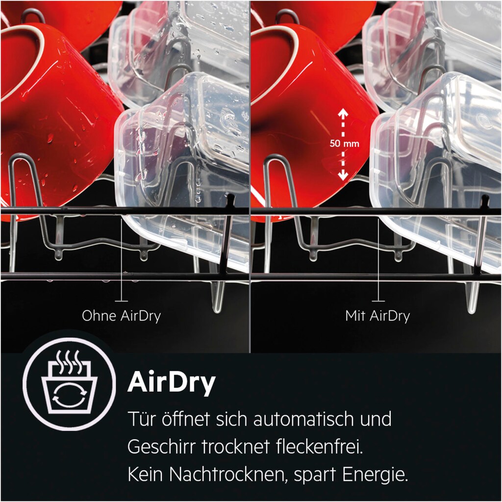 AEG vollintegrierbarer Geschirrspüler »FSB53907Z«, FSB53907Z, 14 Maßgedecke, mit QuickSelect-Display