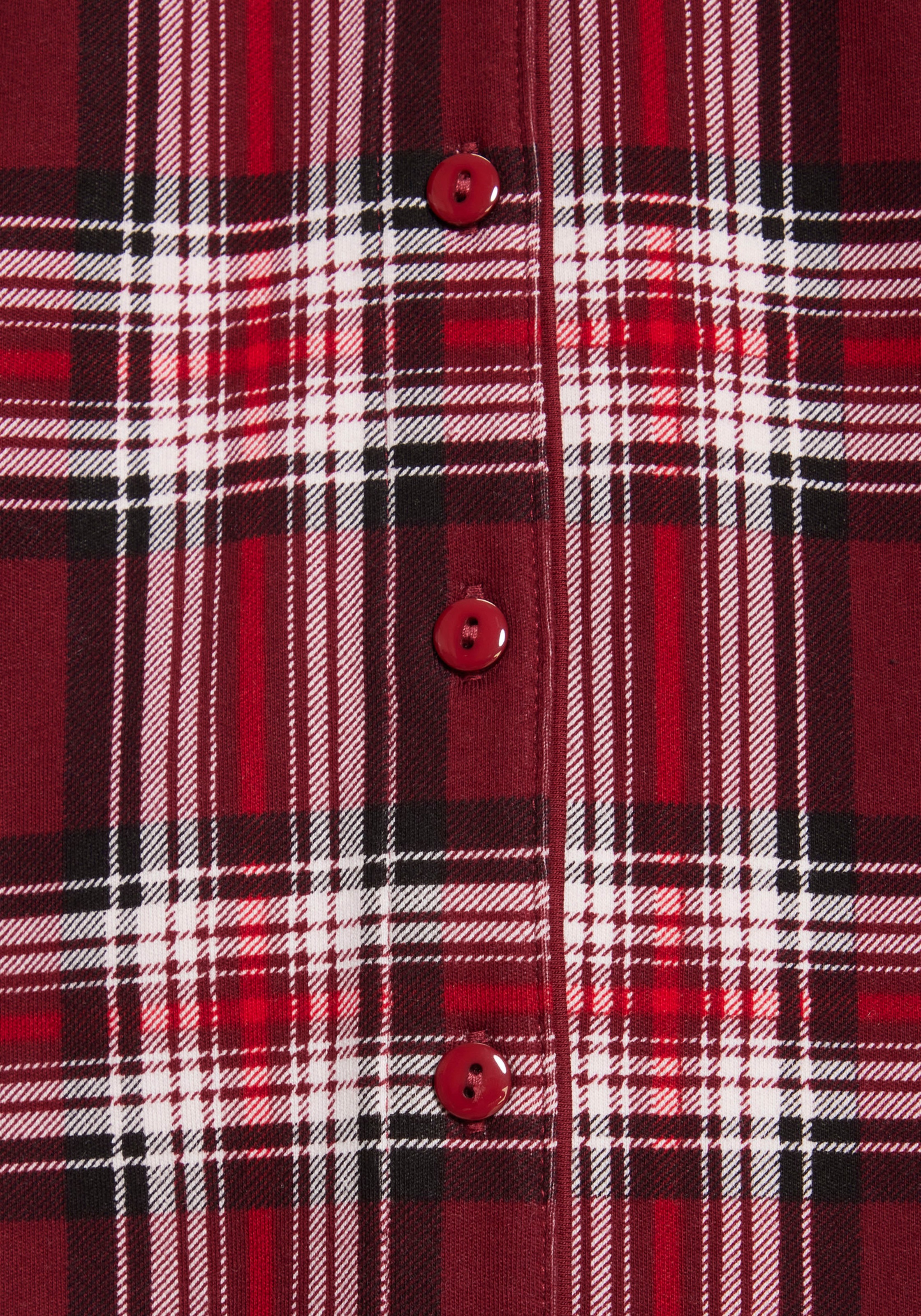 LASCANA Pyjama, (Set, 3-teilig), incl. Schlafmaske