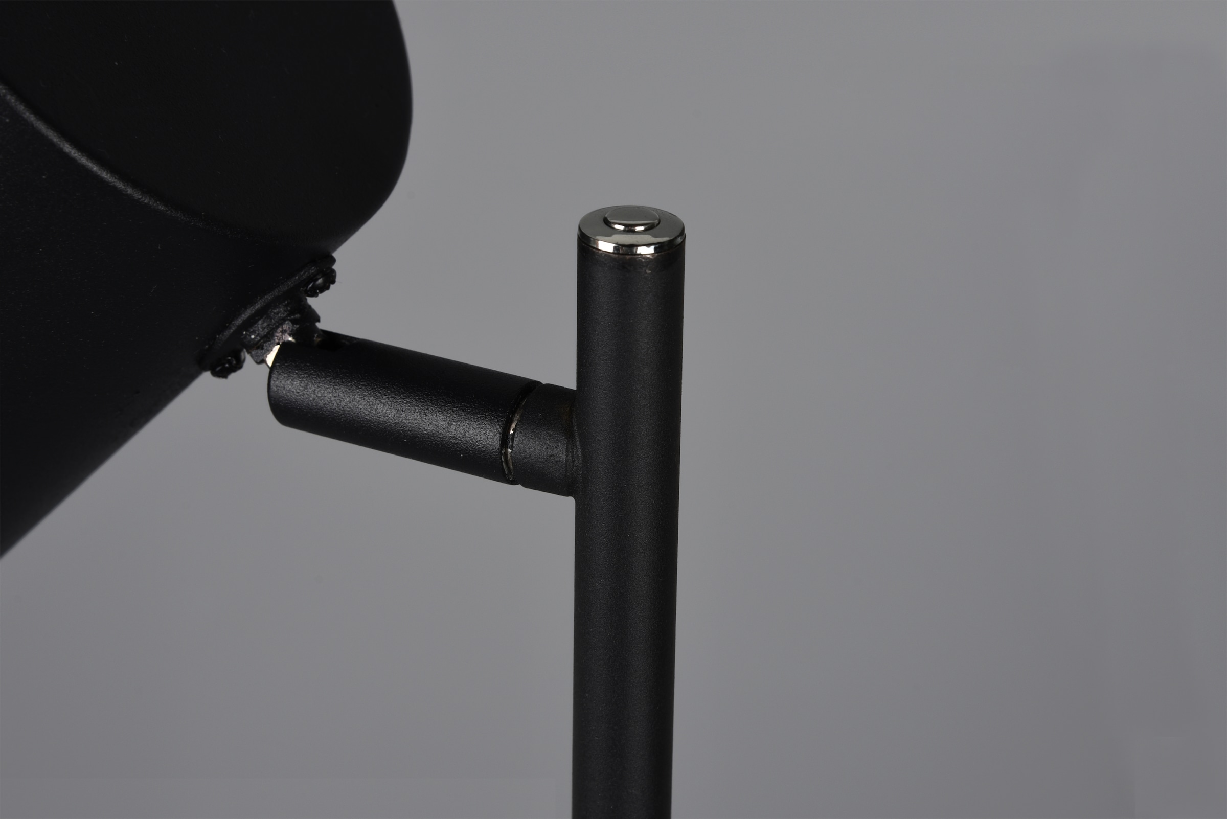 REALITY Leuchten LED Stehlampe »BLAKE, Akku Stehleuchte Indoor, mit USB-C Lade-Anschluss, Höhe 125 cm« LED-Board 1 Stk. Warmweiß Ø 20cm, mit 4-fach Touchdimmer, Leuchtenkopf schwenkbar, 4,5W 350 Lm