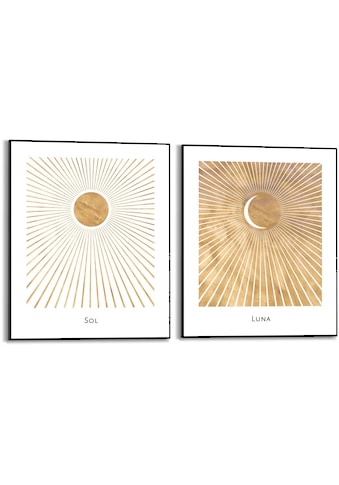 Poster »Sonne und Mond«