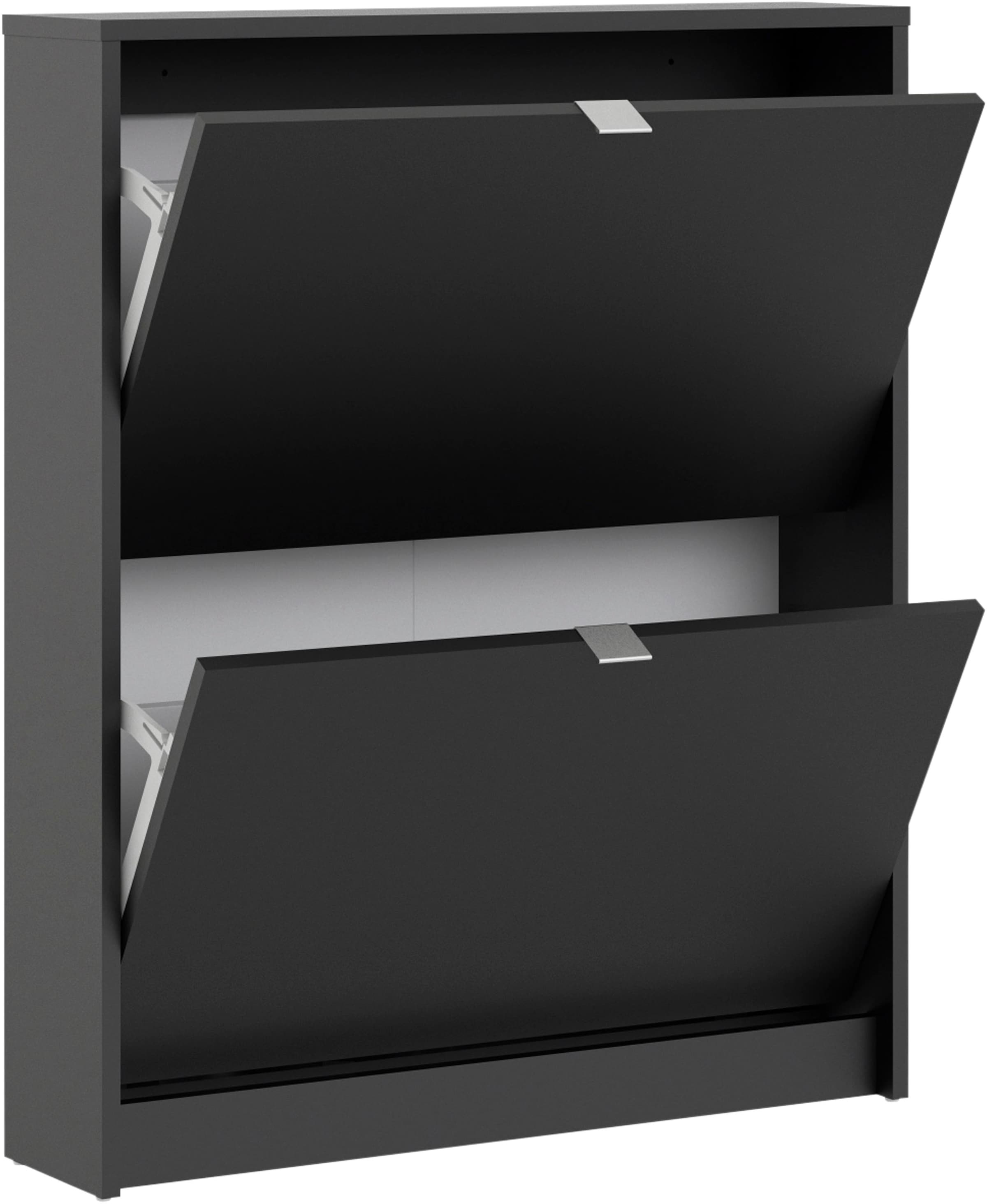 INOSIGN Schuhschrank »Shoes Schuhaufbewahrung, Schuhkommode, Schuhregal,«, mit zwei Klappen, 1 Boden, Höhe 85 cm, ca. 6 Paar Schuhe