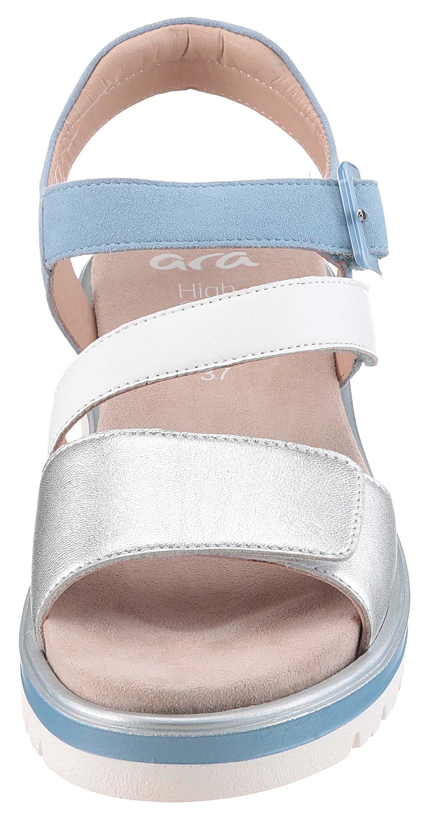 Ara Plateausandaletten »MALAGA«, Plateausandale, Klettschuh in bequemer Schuhweite G (= weit)