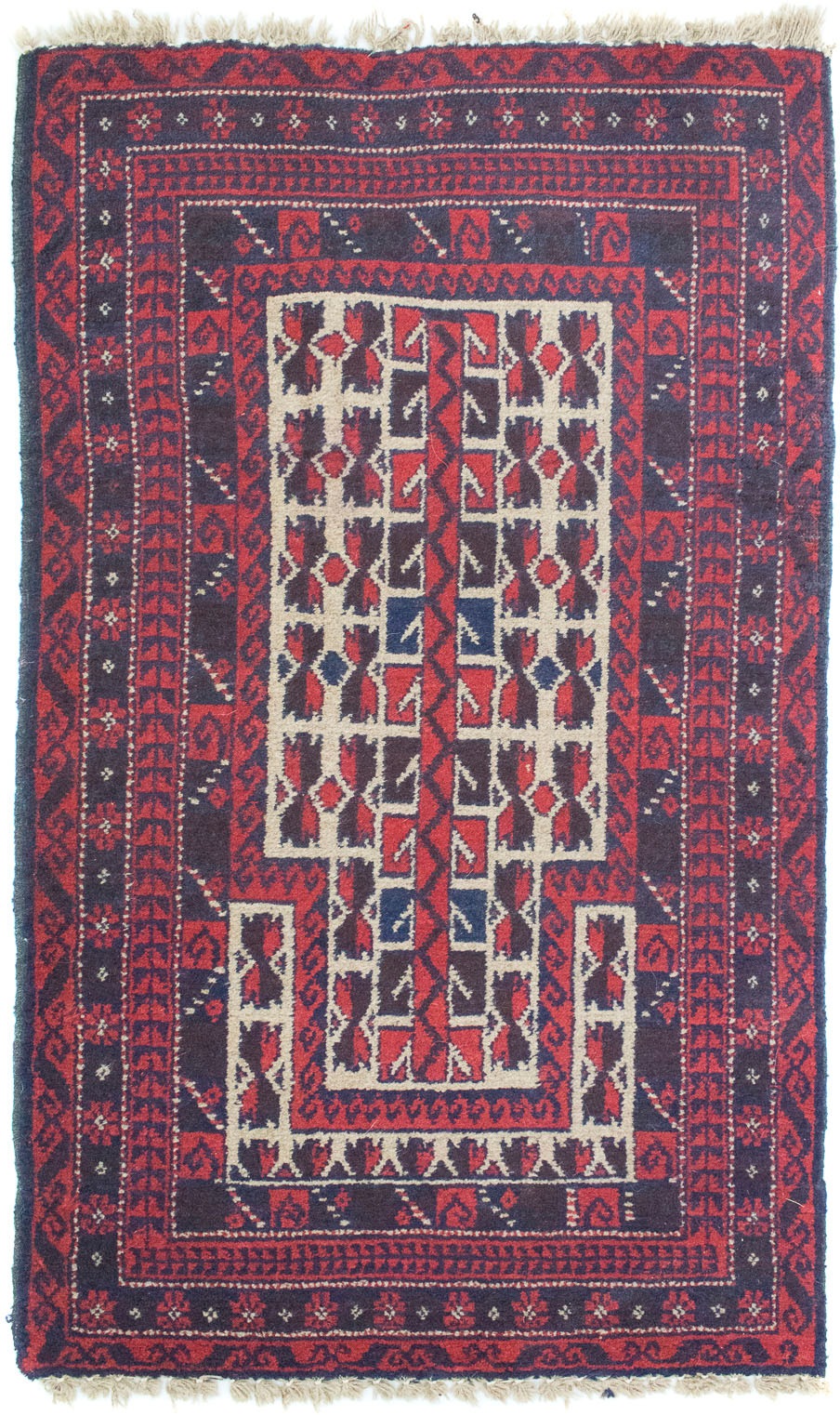morgenland Wollteppich »Belutsch Teppich handgeknüpft rot«, rechteckig, handgeknüpft