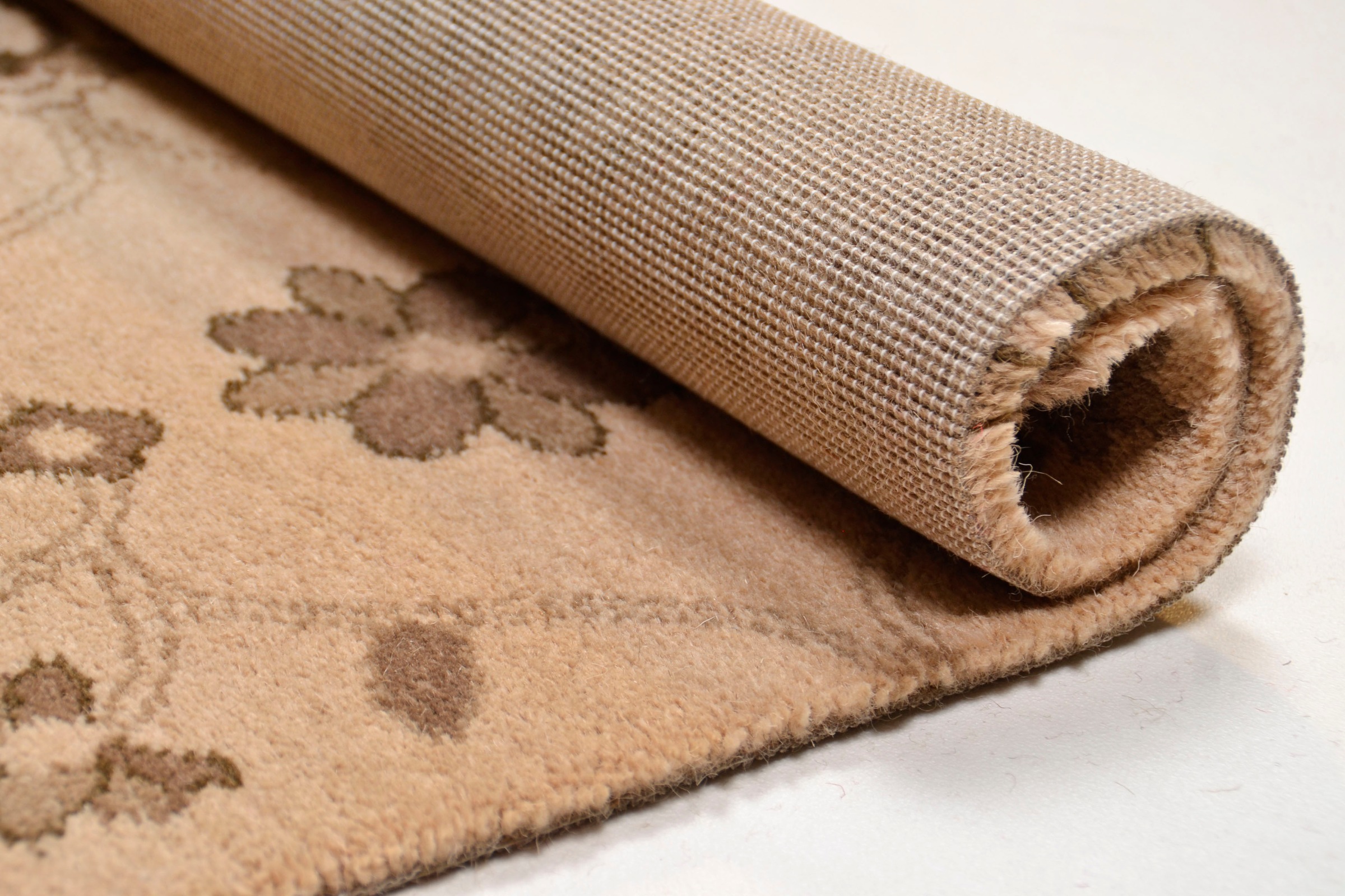 THEKO Teppich »Timeless 1« rechteckig 12 mm Höhe Kurzflor, florales Design, 80% Schurwolle, Wohnzimmer