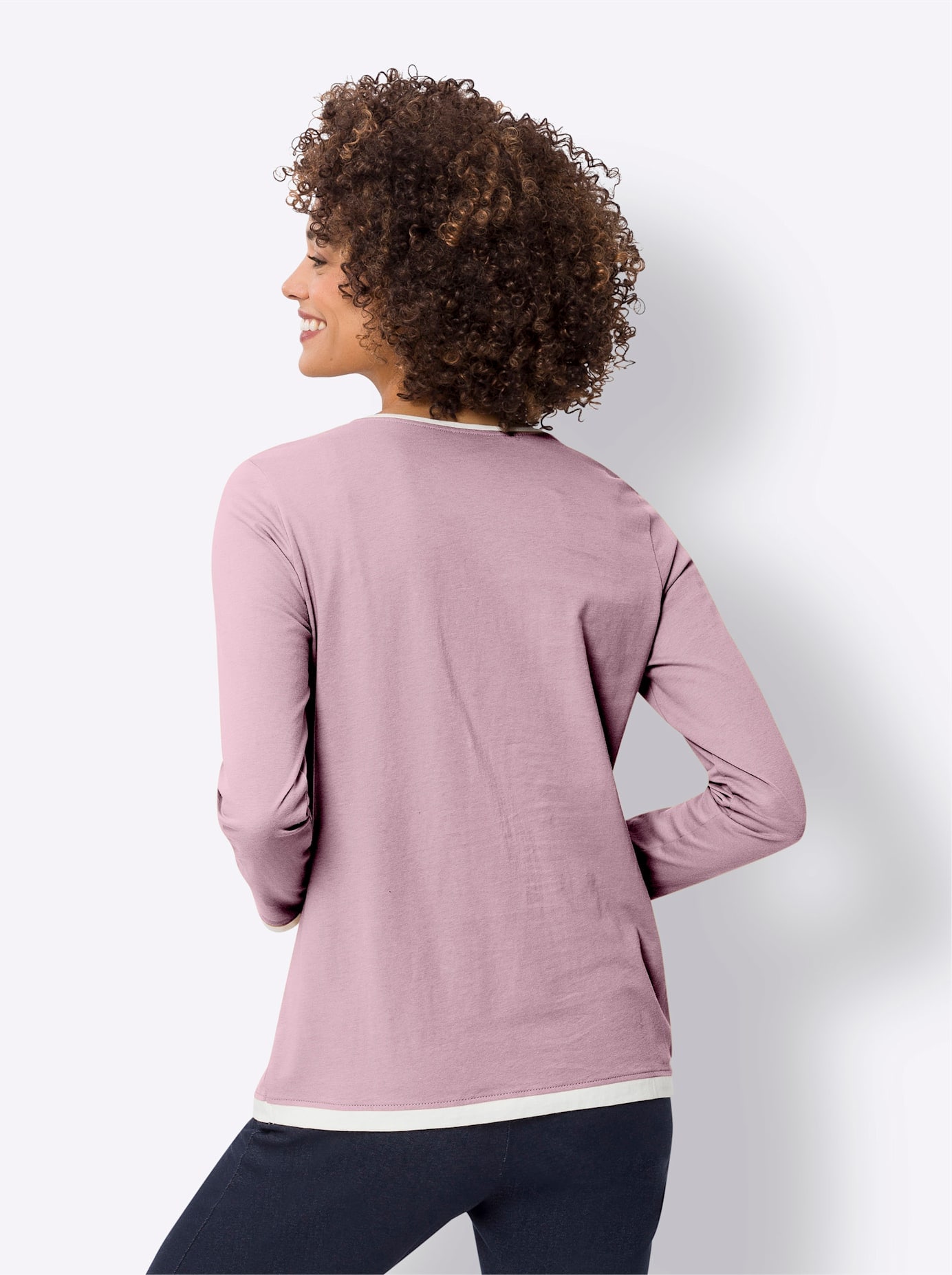 Classic Basics Langarmshirt »V-Shirt«, (1 tlg.)
