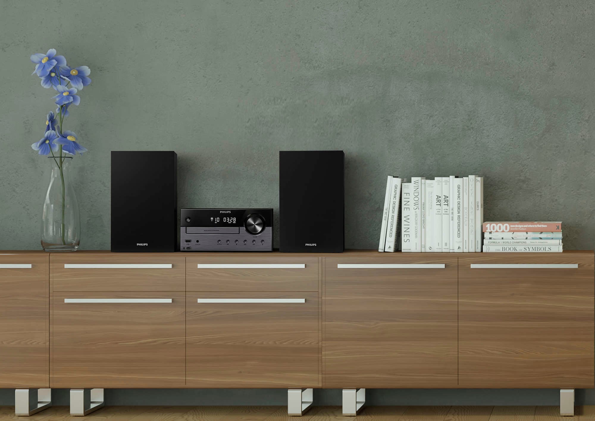 Philips Radio »TAM 4505«, (Bluetooth Digitalradio (DAB+)-FM-Tuner mit RDS 60 W)