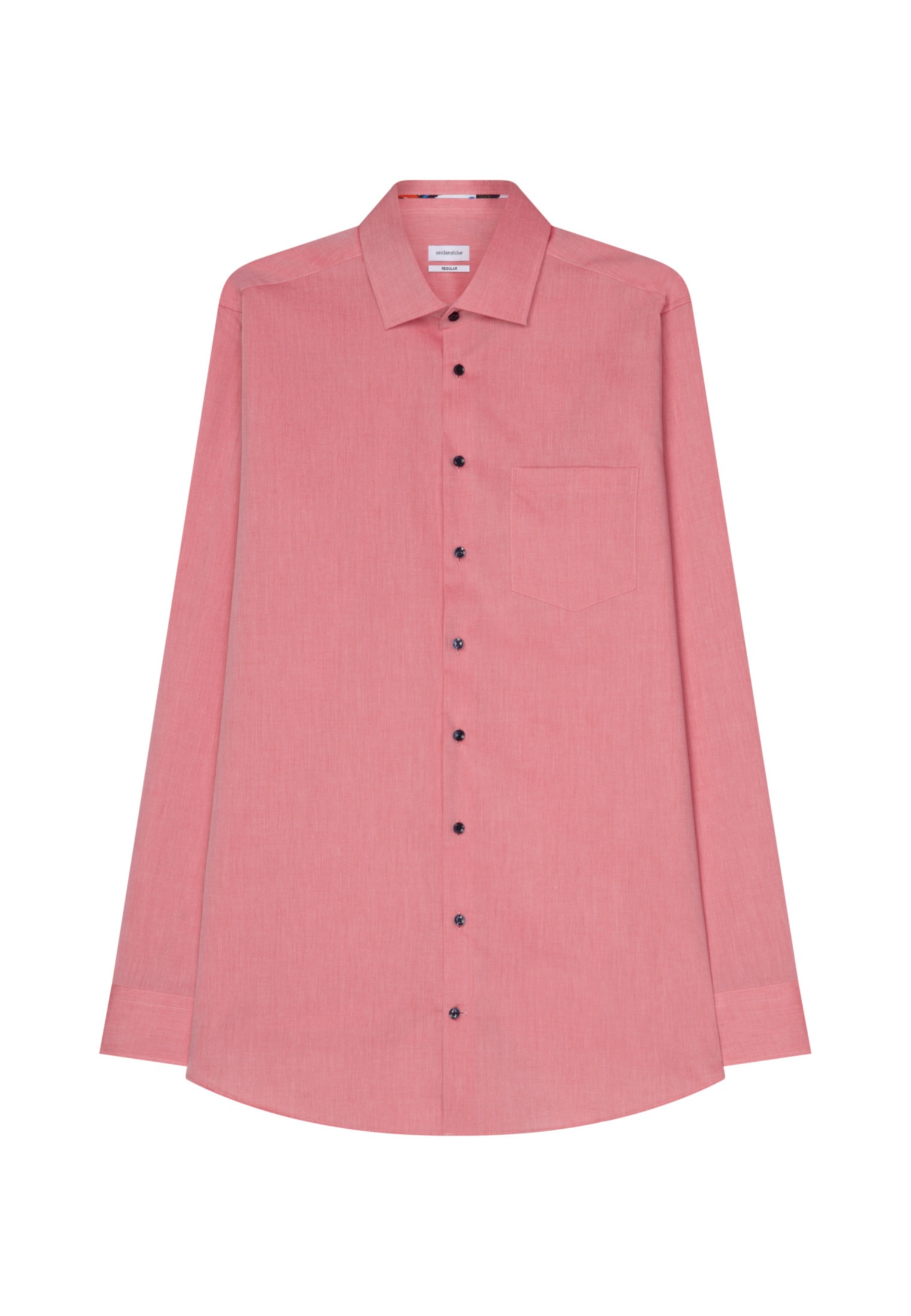 seidensticker Businesshemd »Regular« Regular 1/1 Extra lang Kentkragen Uni