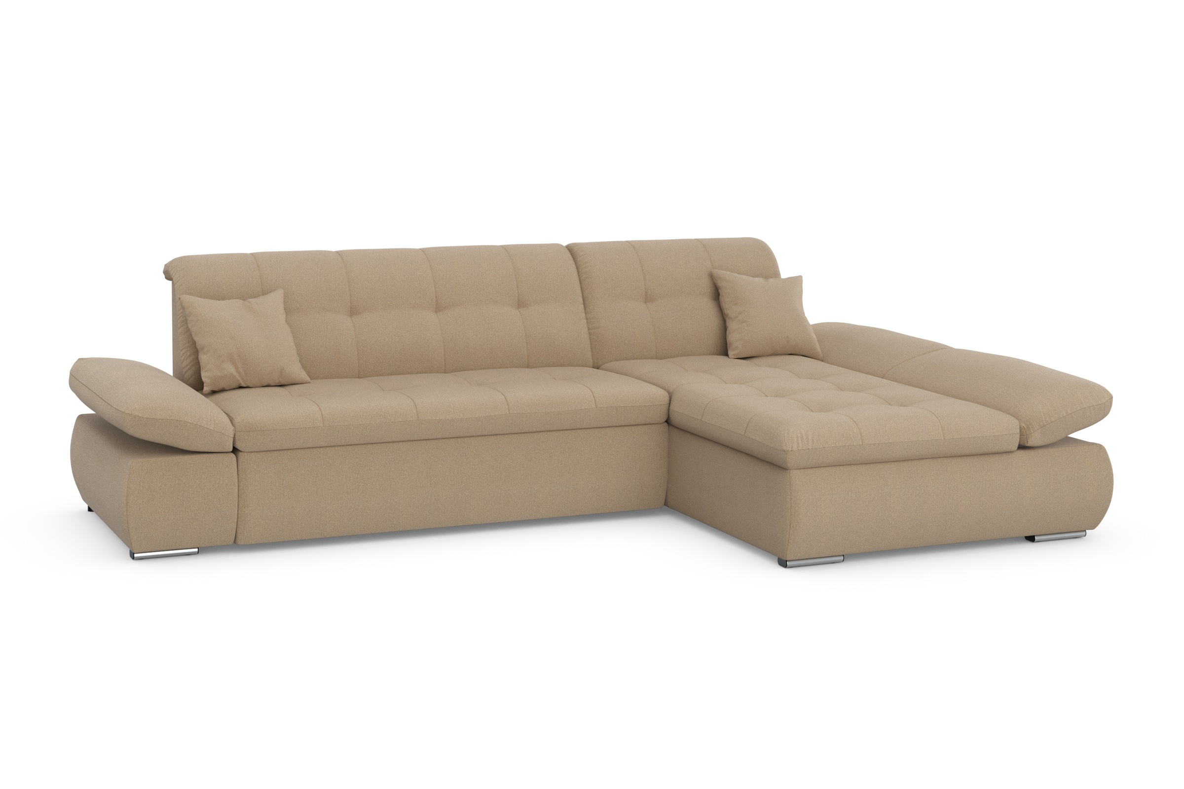 DOMO collection Ecksofa »Moric B/T/H 300/172/80 cm, auch in Cord, L-Form«, XXL-Format, wahlweise auch mit Bettfunktion und Armverstellung