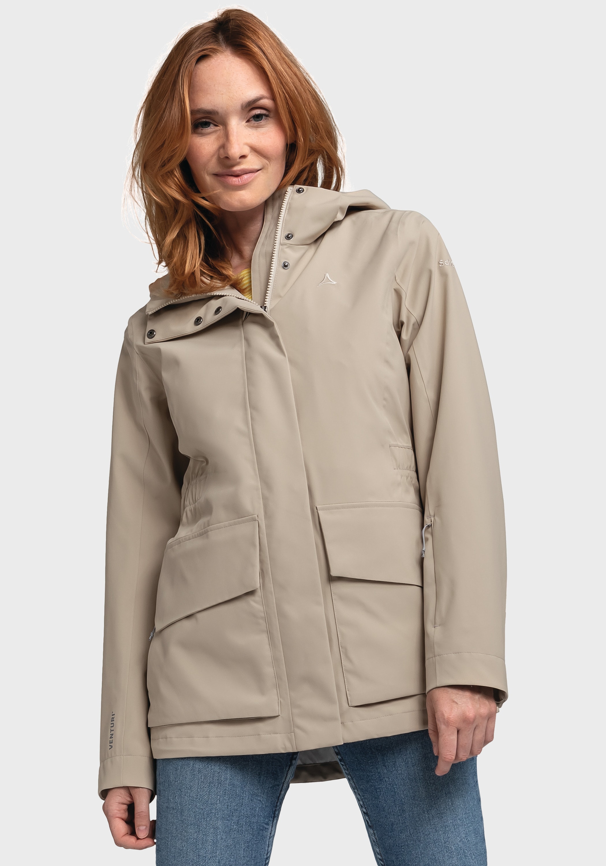 Schöffel Outdoorjacke »Jacket Geneva L«, mit Kapuze