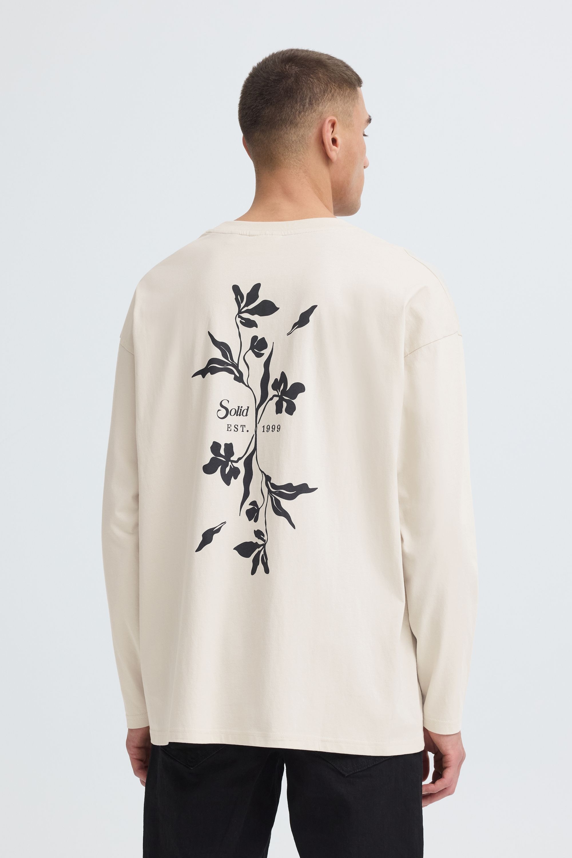 !Solid Langarmshirt »Langarmshirt SDAmon Oversized«