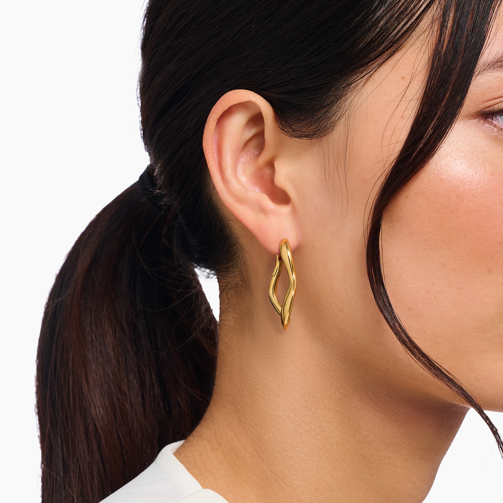 THOMAS SABO Paar Creolen »Natural Beauty Creolen groß, Bold Elegance«