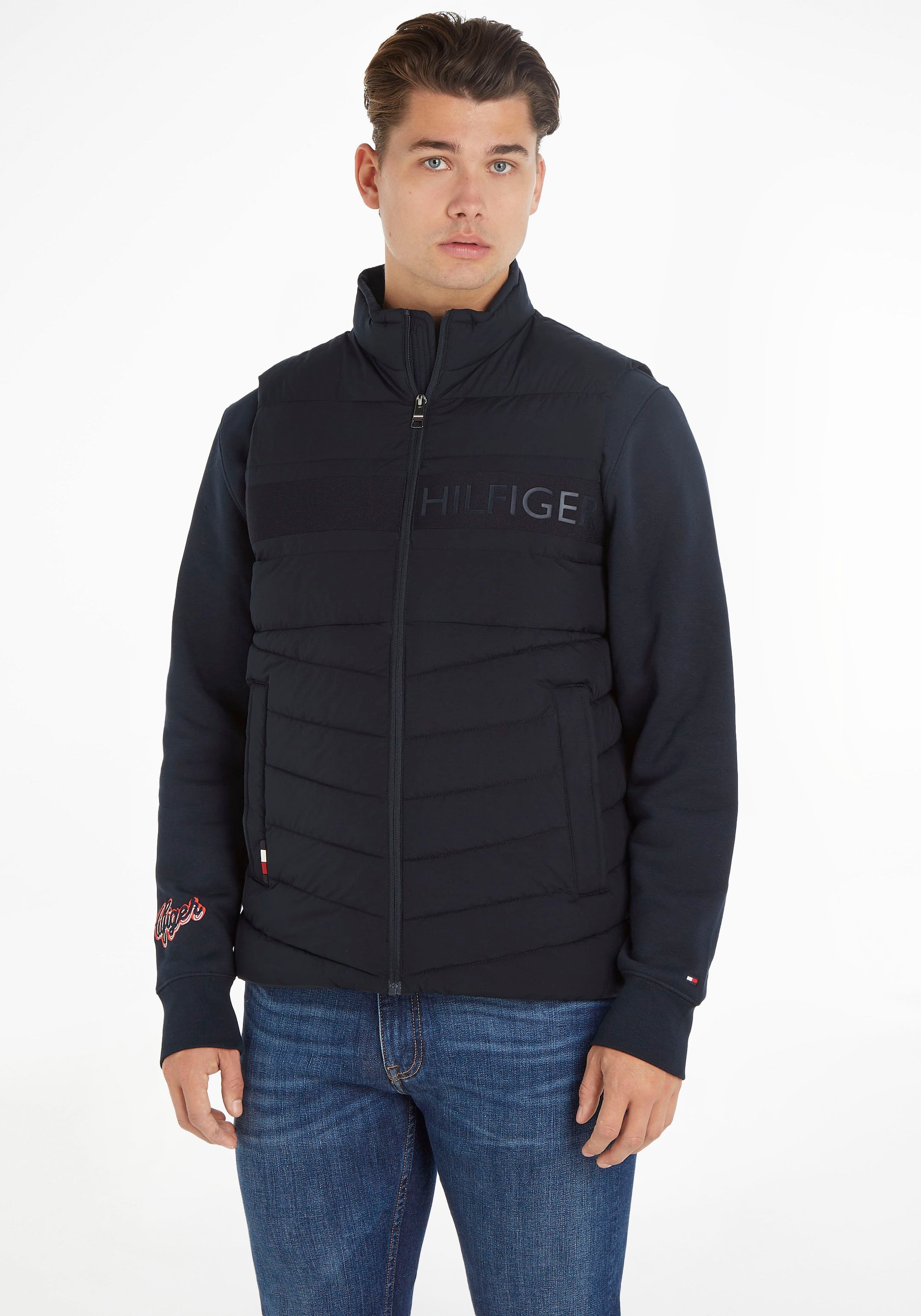 Tommy Hilfiger Steppweste »BRANDED VEST«, mit Stehkragen kaufen