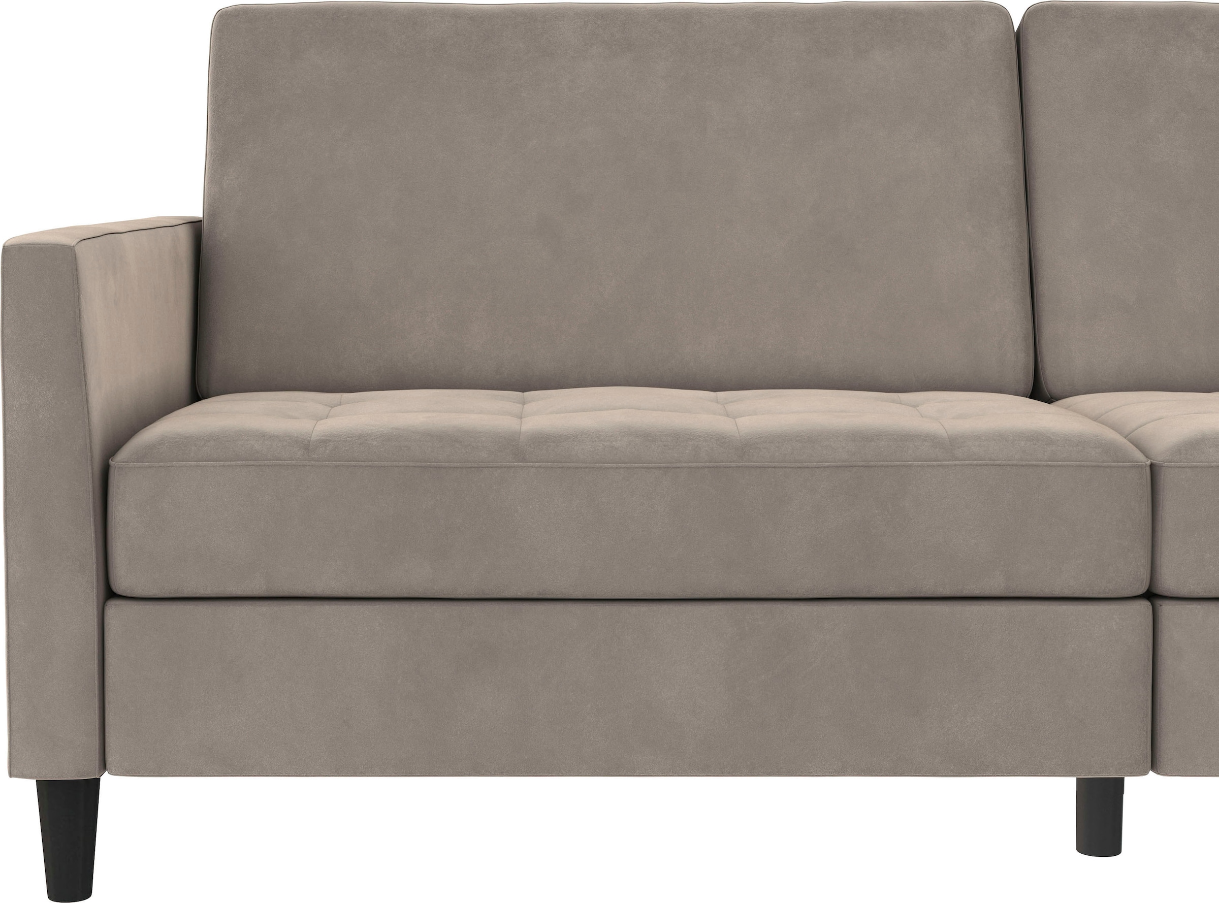 Dorel Home 3-Sitzer »Presley«, Sofa mit Bett-Funktion und verstellbarer Rückenlehne