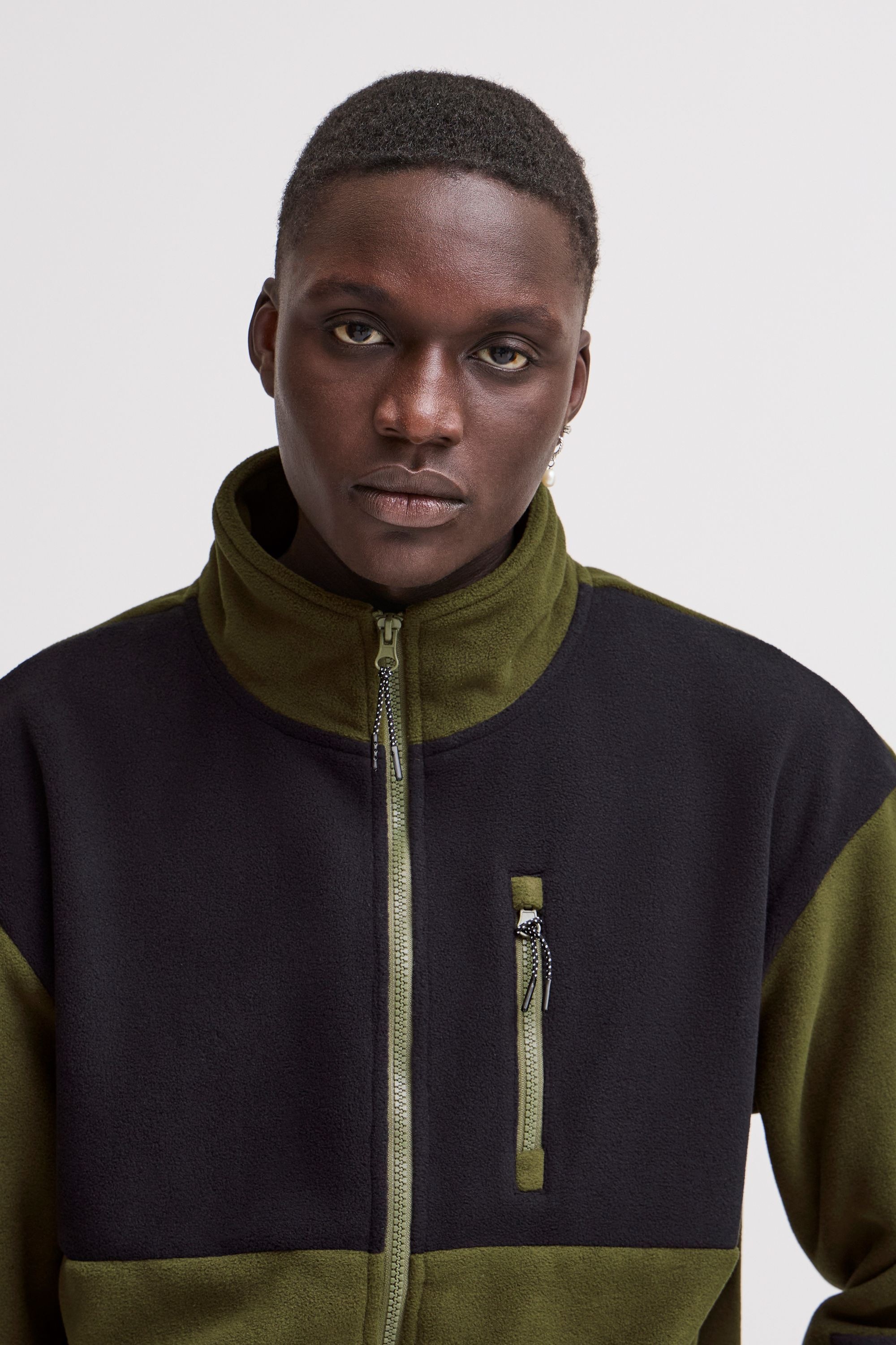 Blend Fellimitatjacke »Fellimitatjacke BHBROOKS Sweatshirt zipp thru«