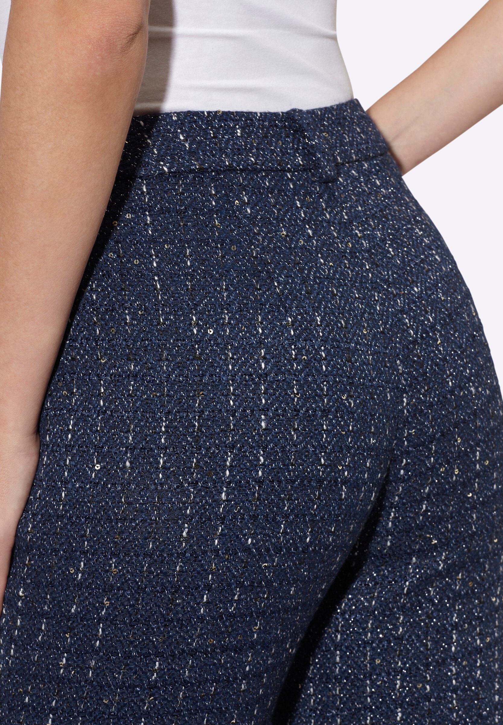 heine Palazzohose »Hose Hose mit Pailletten«