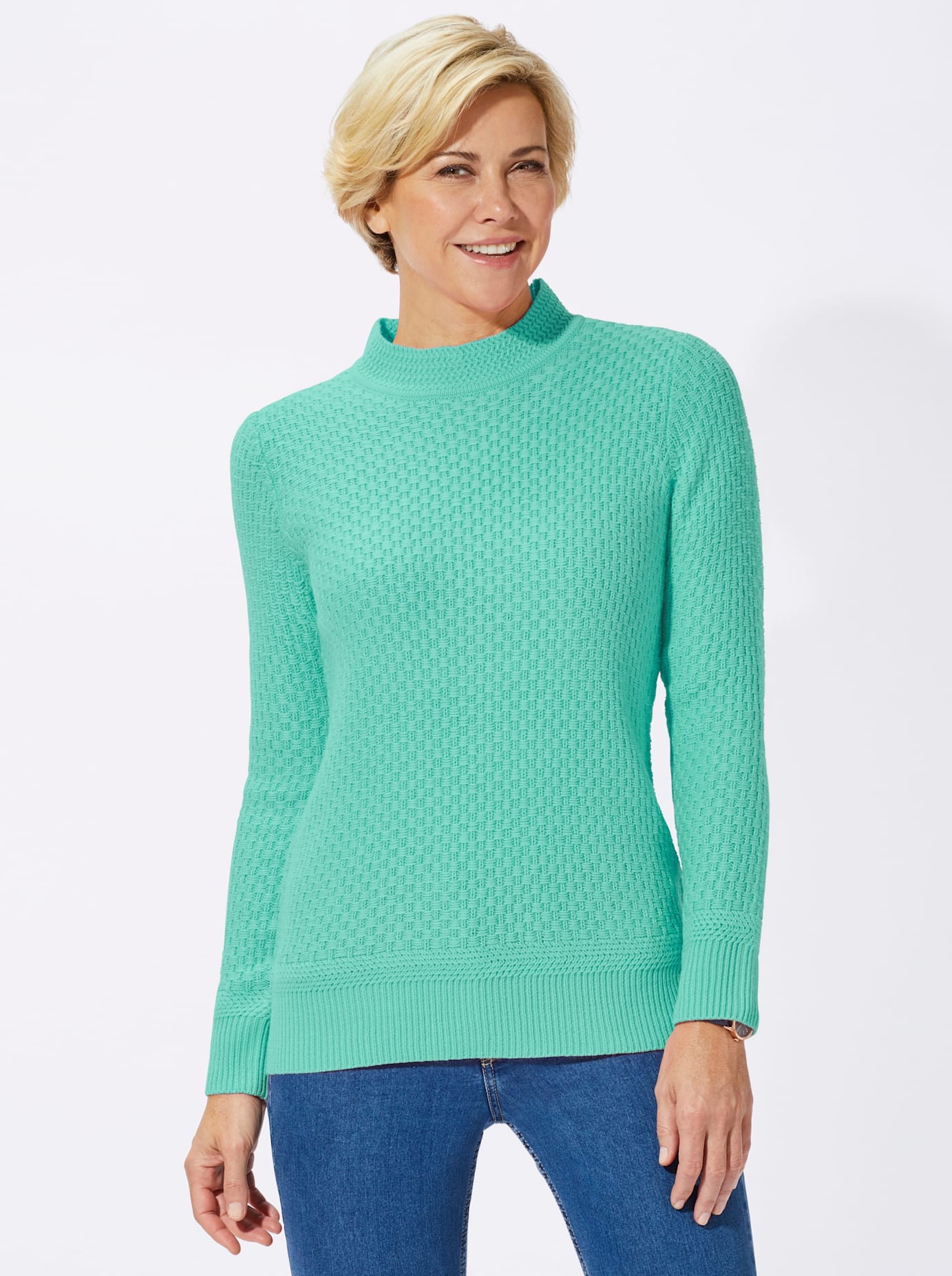 Classic Basics Stehkragenpullover »Pullover«
