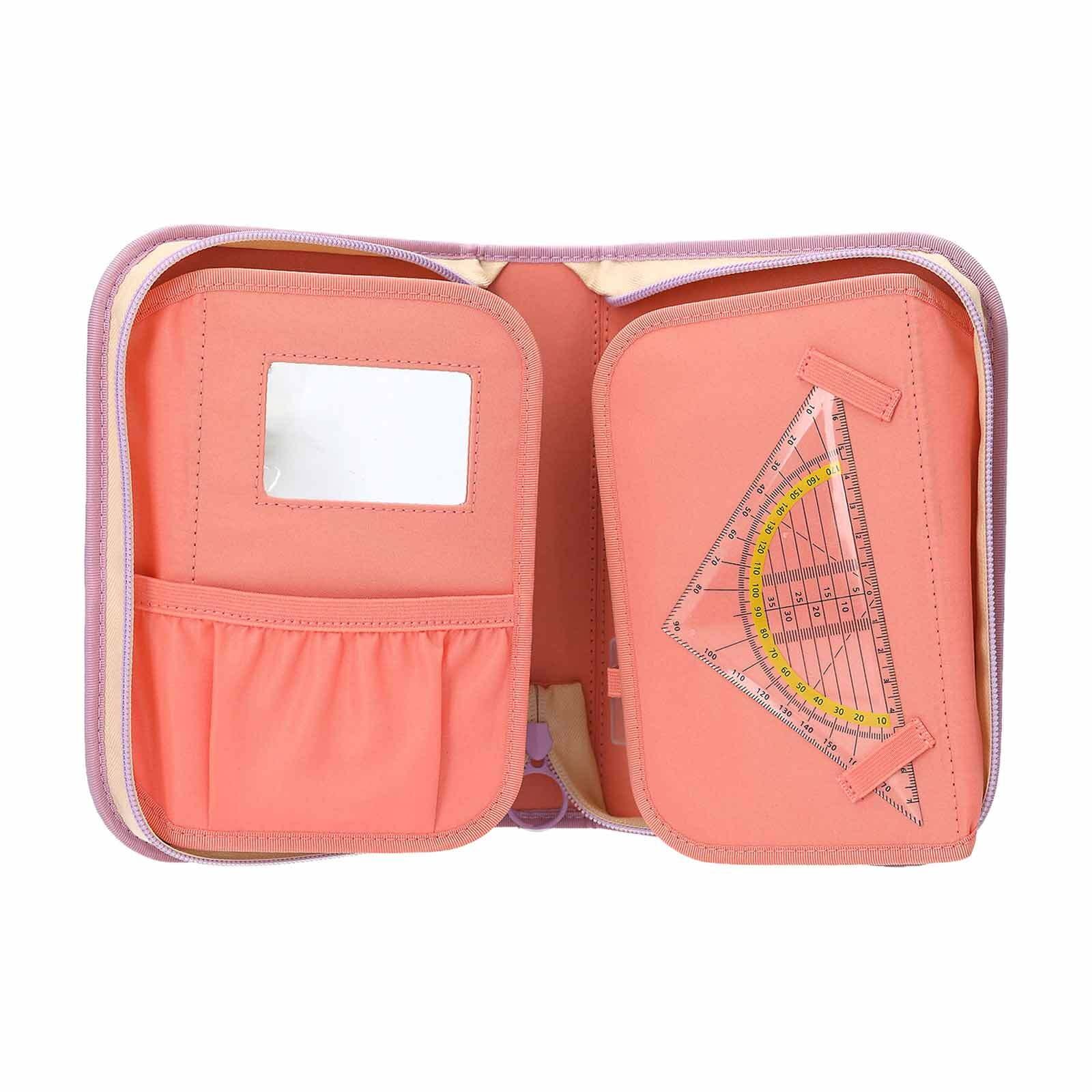 Depesche Buntstift »Deluxe Federtasche GIRL POWER inkl. Stifte TOPModel 5 x 15,5 x 22 cm violett«