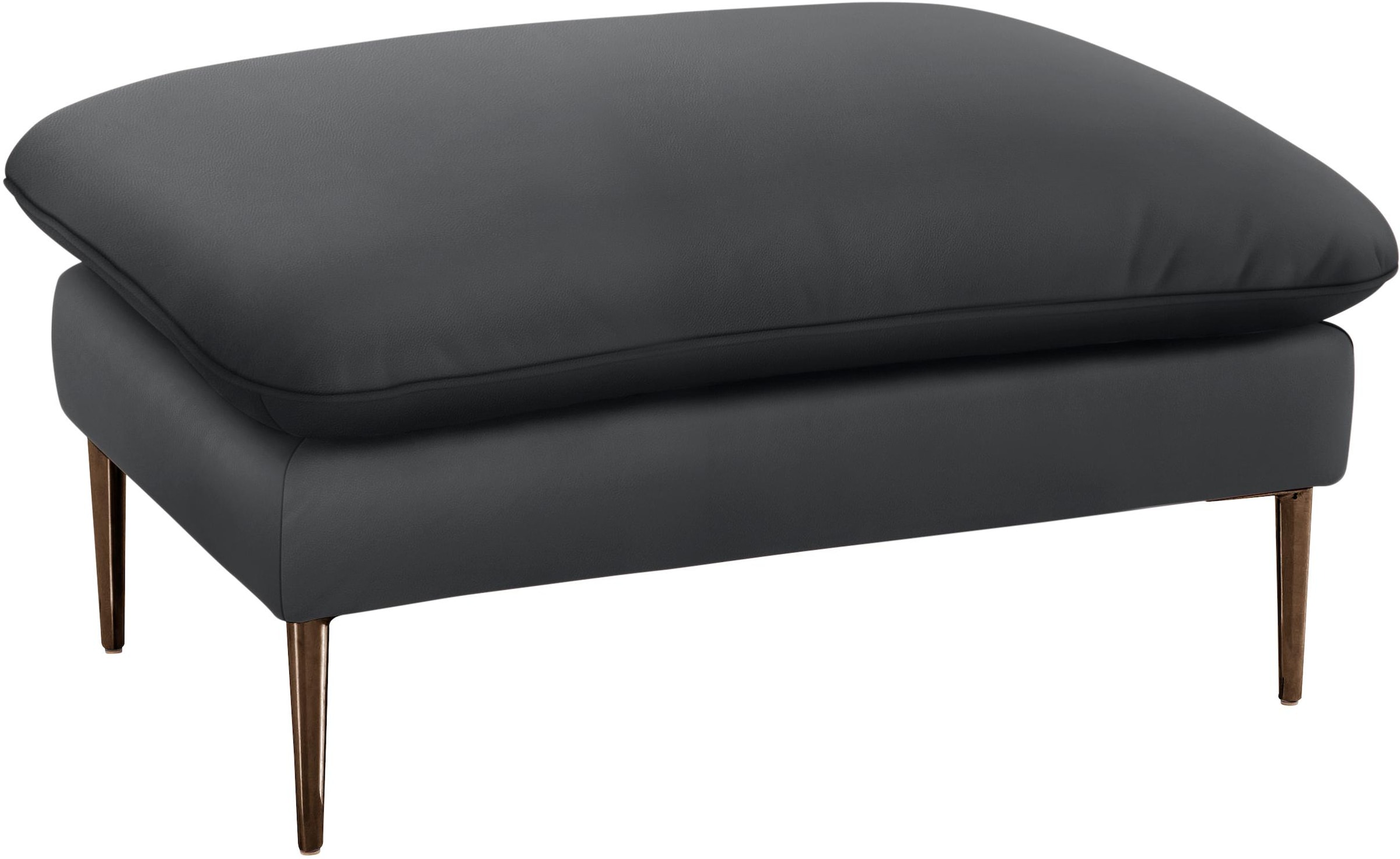 W.SCHILLIG Hocker »enjoy&MORE«, Füße bronze pulverbeschichtet, Breite 106 cm