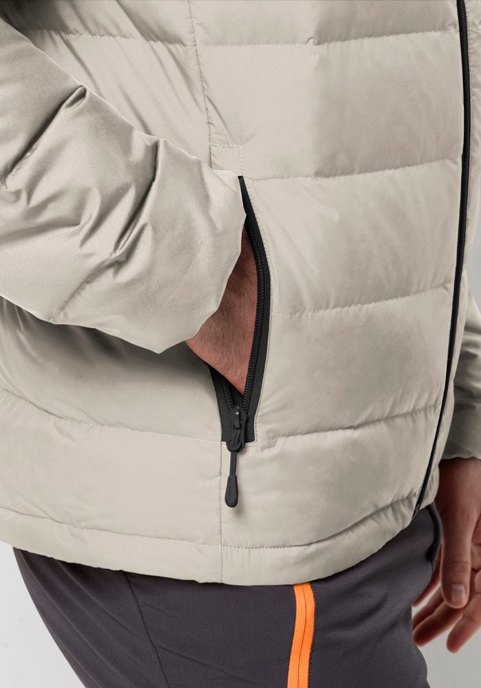 Jack Wolfskin Daunenjacke »ATHER DOWN HOODY M RDS«, mit Kapuze