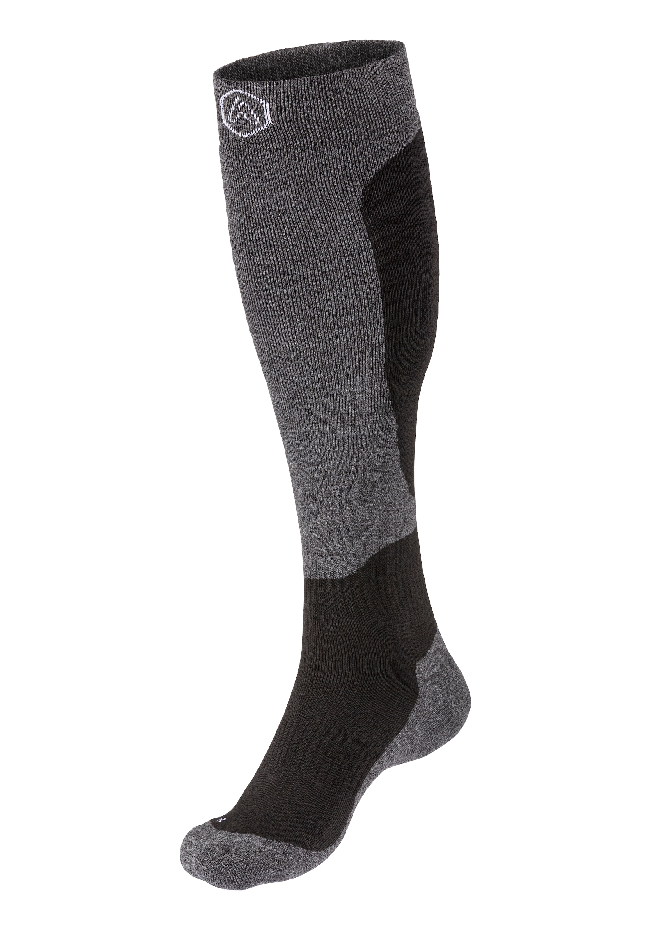 Apollo Kniestrümpfe »ADULTS SKI SOCKS DESIGN«, (2er Pack), Unisex, hoch, mit Logostickerei in zwei verschiedenen Designs