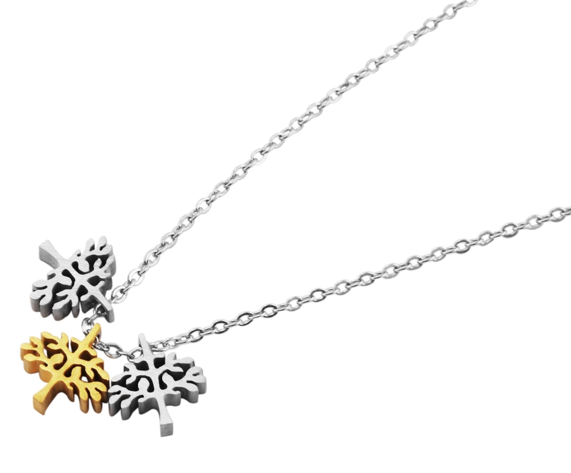 Adelia´s Gliederkette »Damen Halskette ¿ Ankerkette aus Edelstahl 43 cm«