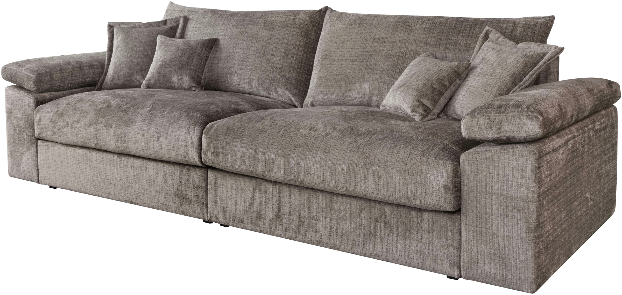 Home affaire Big-Sofa »Soft&Cosy XXL - Breite 303 cm«, Mega-Sofa, Cord oder Chenille-Struktur, Federkern-Polsterung