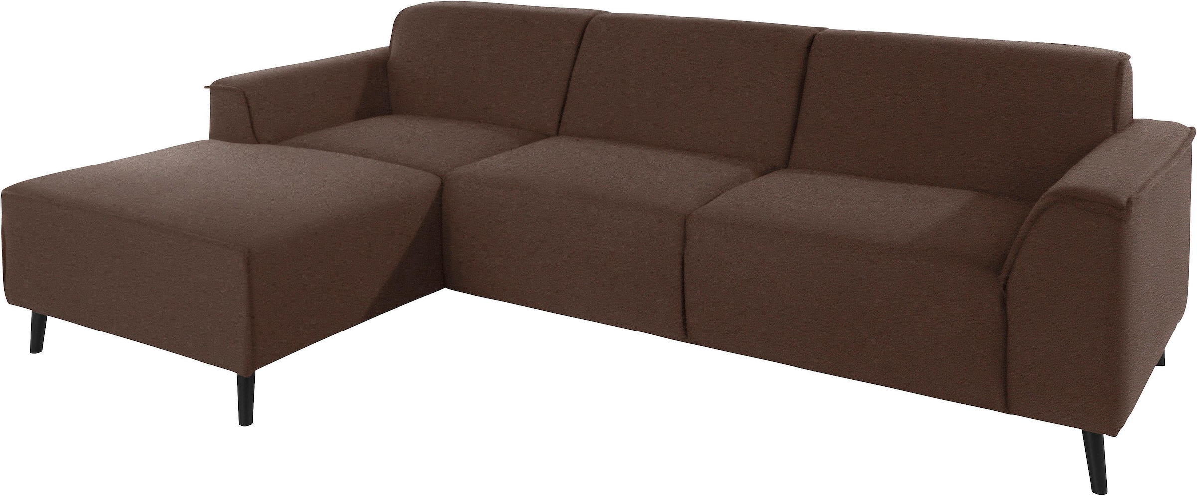 DOMO collection Ecksofa »Amora L-Form«, mit Recamiere, inklusive komfortablem Federkern