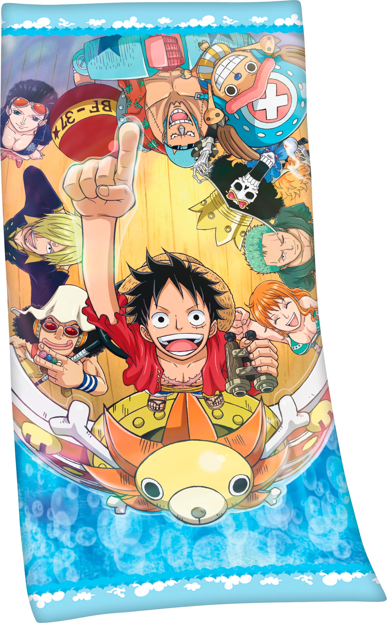 OnePiece Badetuch »One Piece«, (1 St.), hochfarbig bedruckt