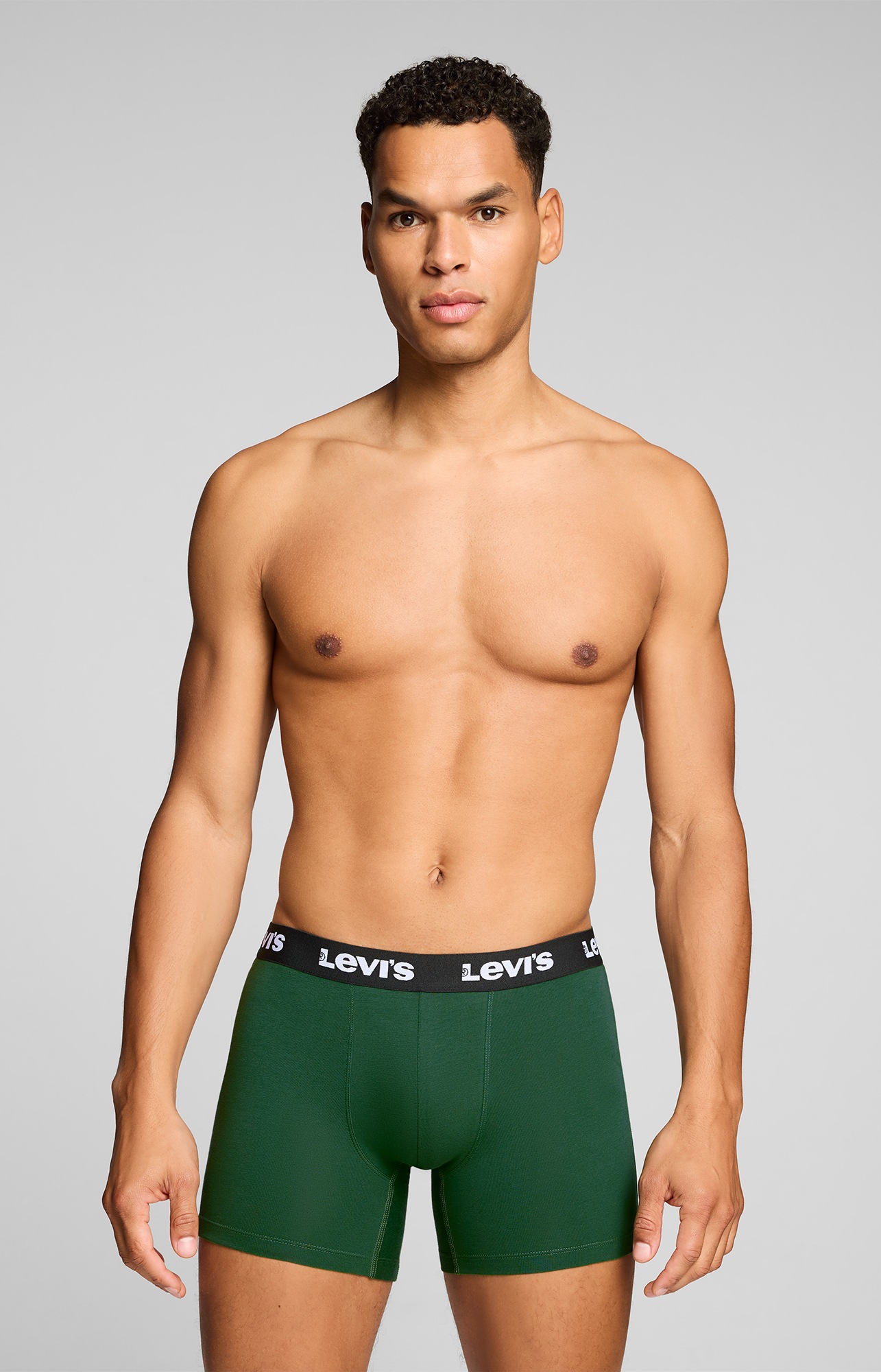 Levi's® Boxershorts »LEVIS MEN REPEAT LOGO BOXER BRIEF« 2er Pack,  ohne Eingriff, Logobund, elastisch