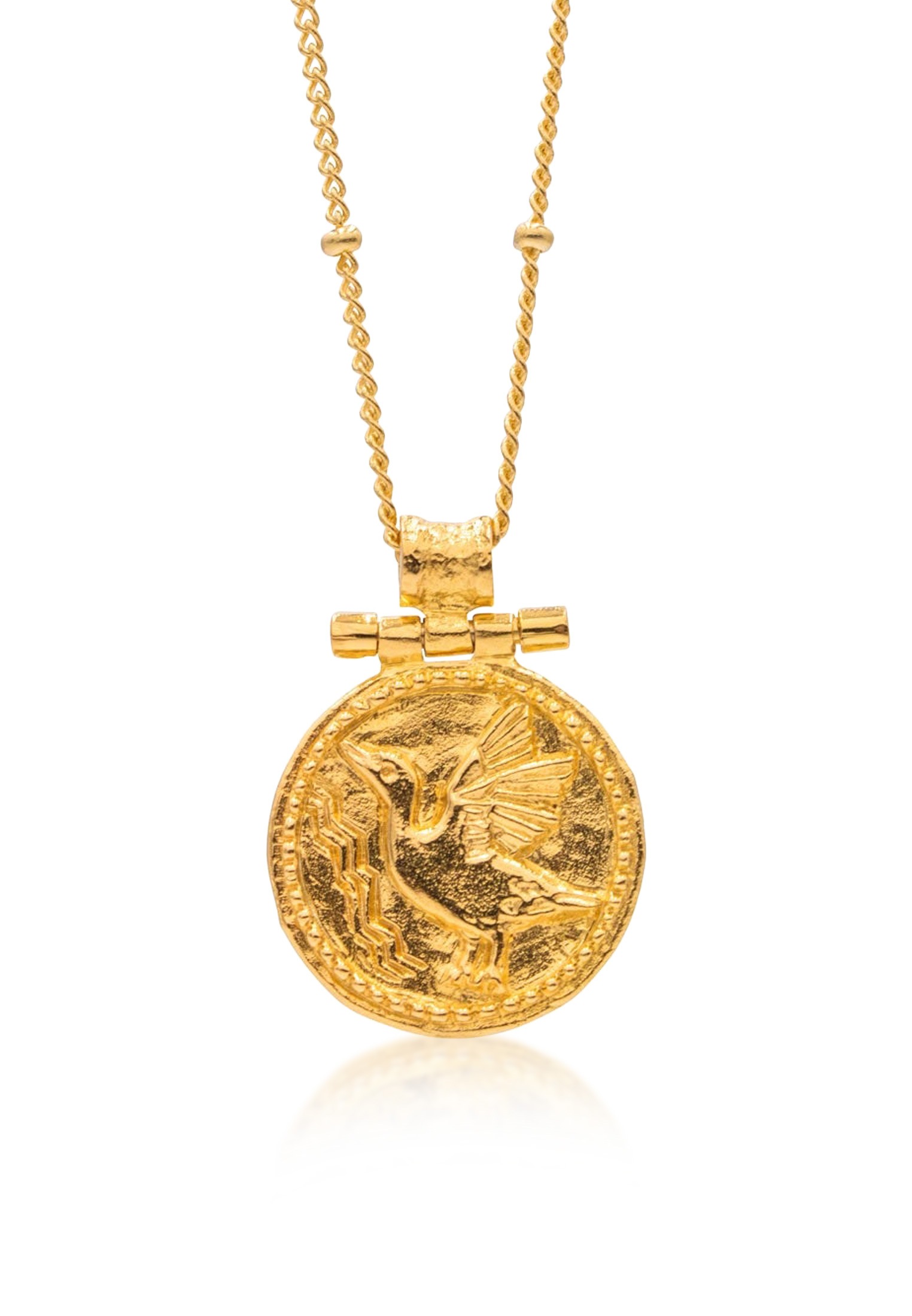 HAZE & GLORY Kette mit Anhänger »Halskette Anhänger Gans - Ra 925 Silber«